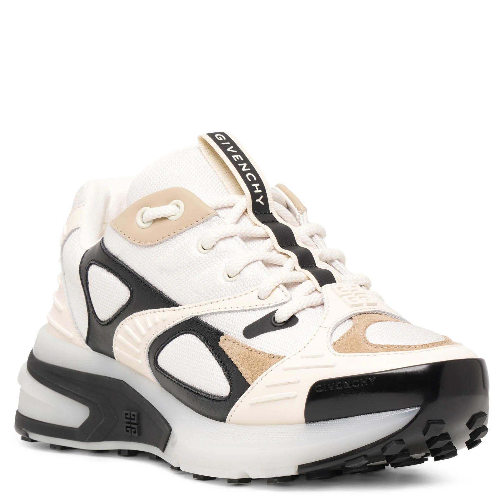 Giv 1 ivory and black runner sneakers - Image 3