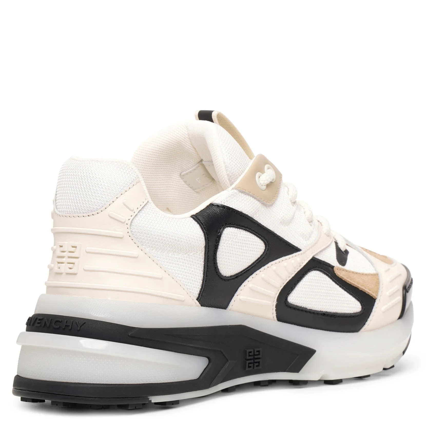 Giv 1 ivory and black runner sneakers - Image 4