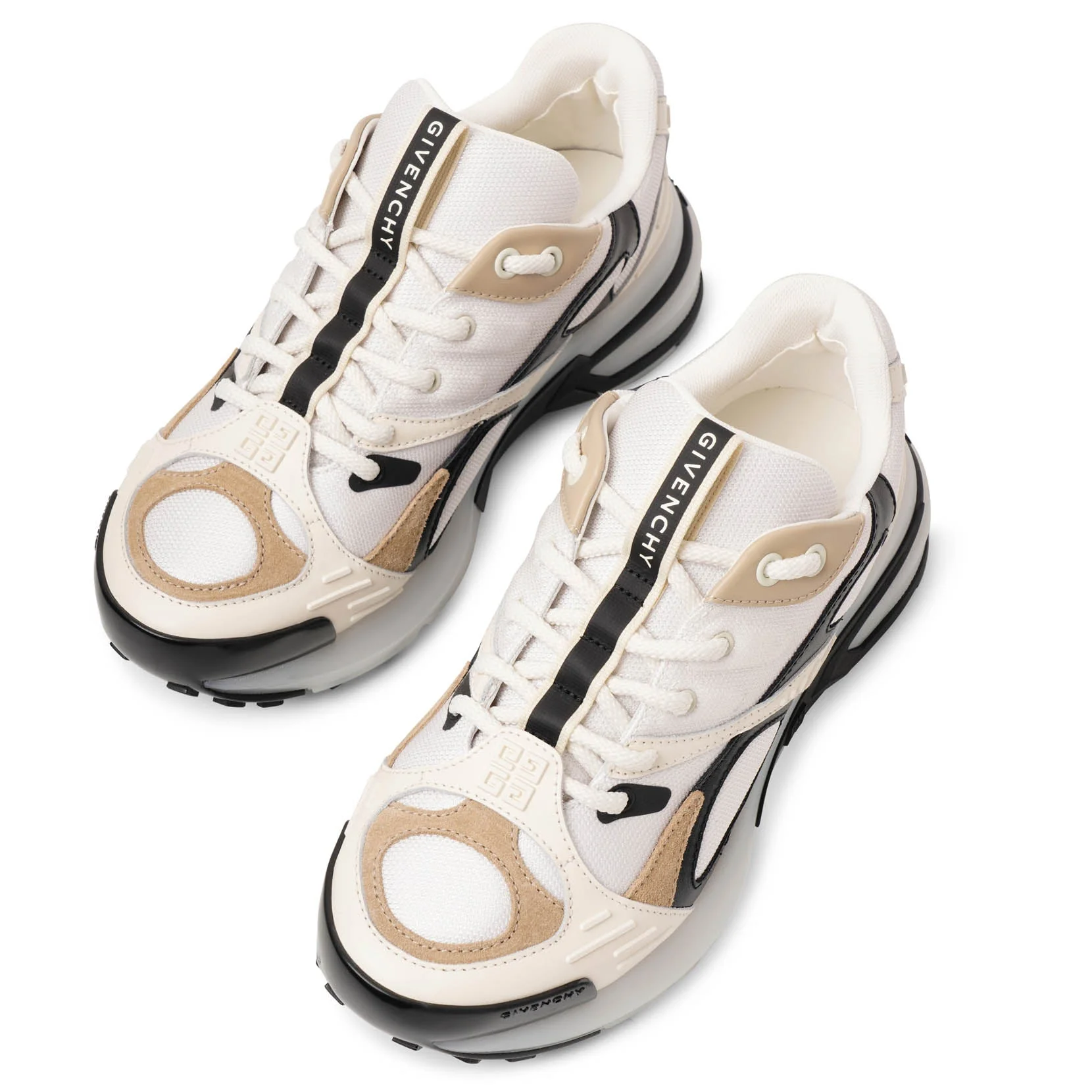 Giv 1 ivory and black runner sneakers - Image 5