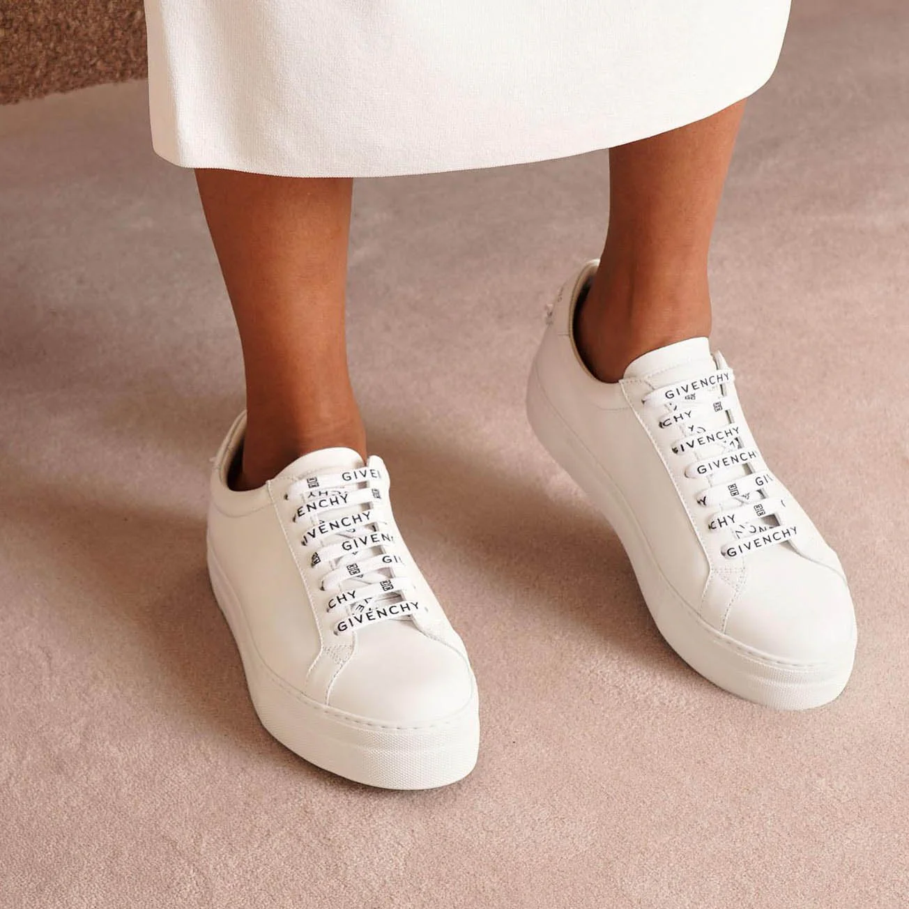 Givenchy logo laces platform sneakers - Image 6