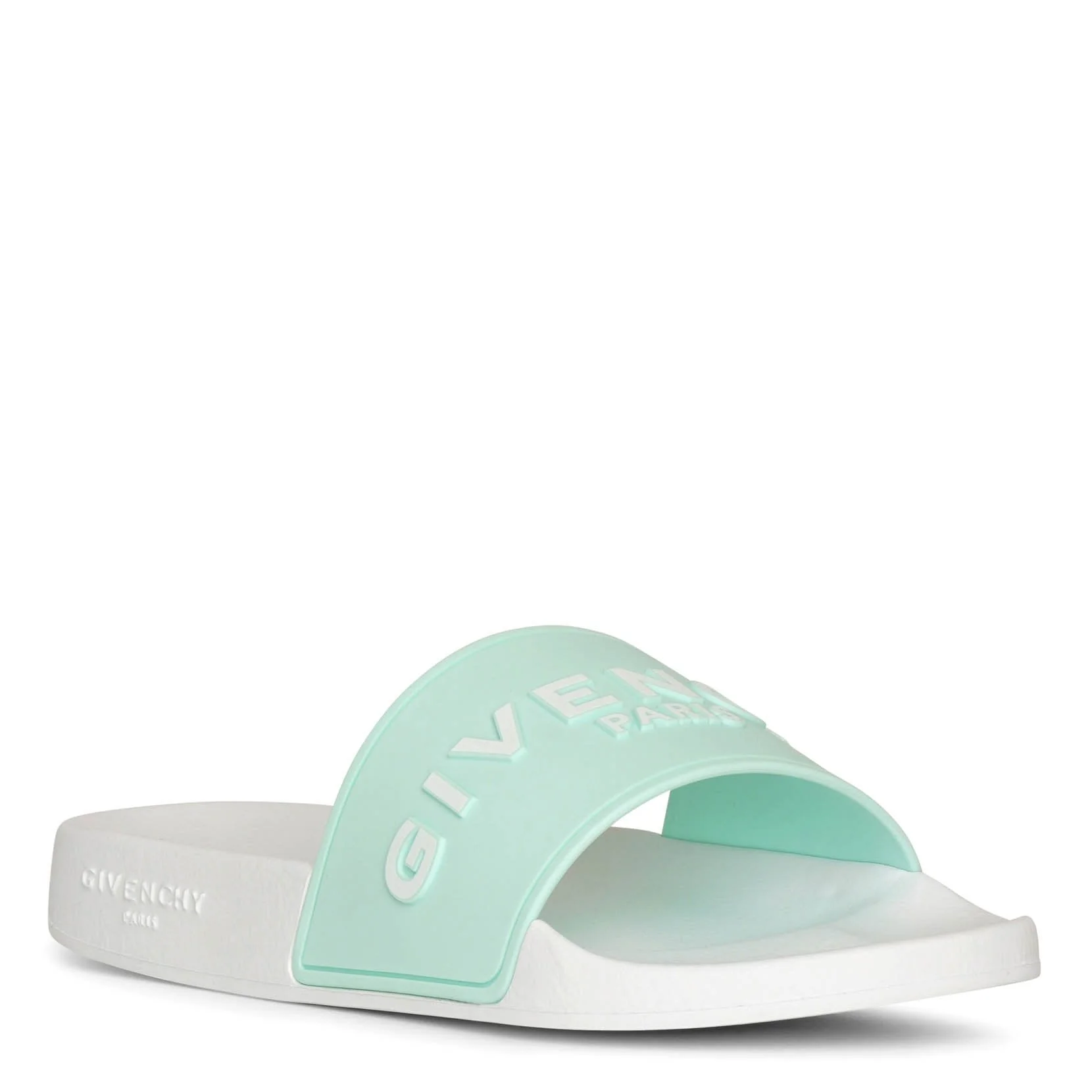 Givenchy Paris rubber aqua sandals - Image 2