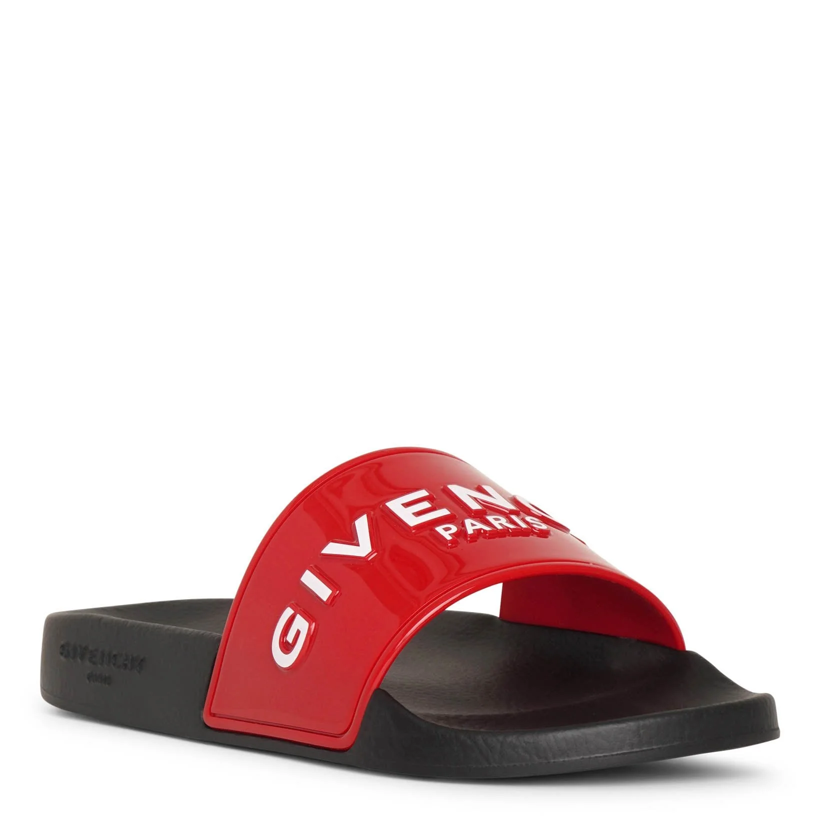 Givenchy Paris rubber glossy red sandals - Image 2