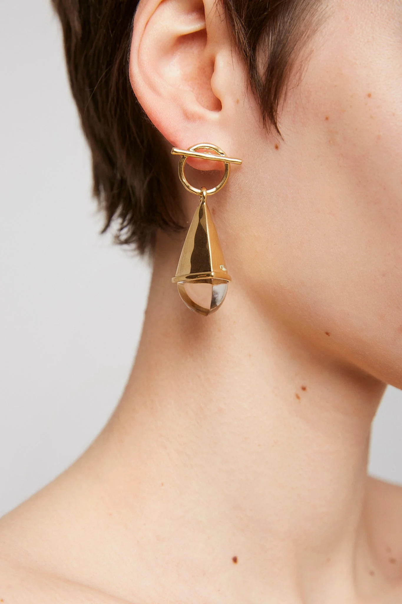 Gold earrings - Image 2