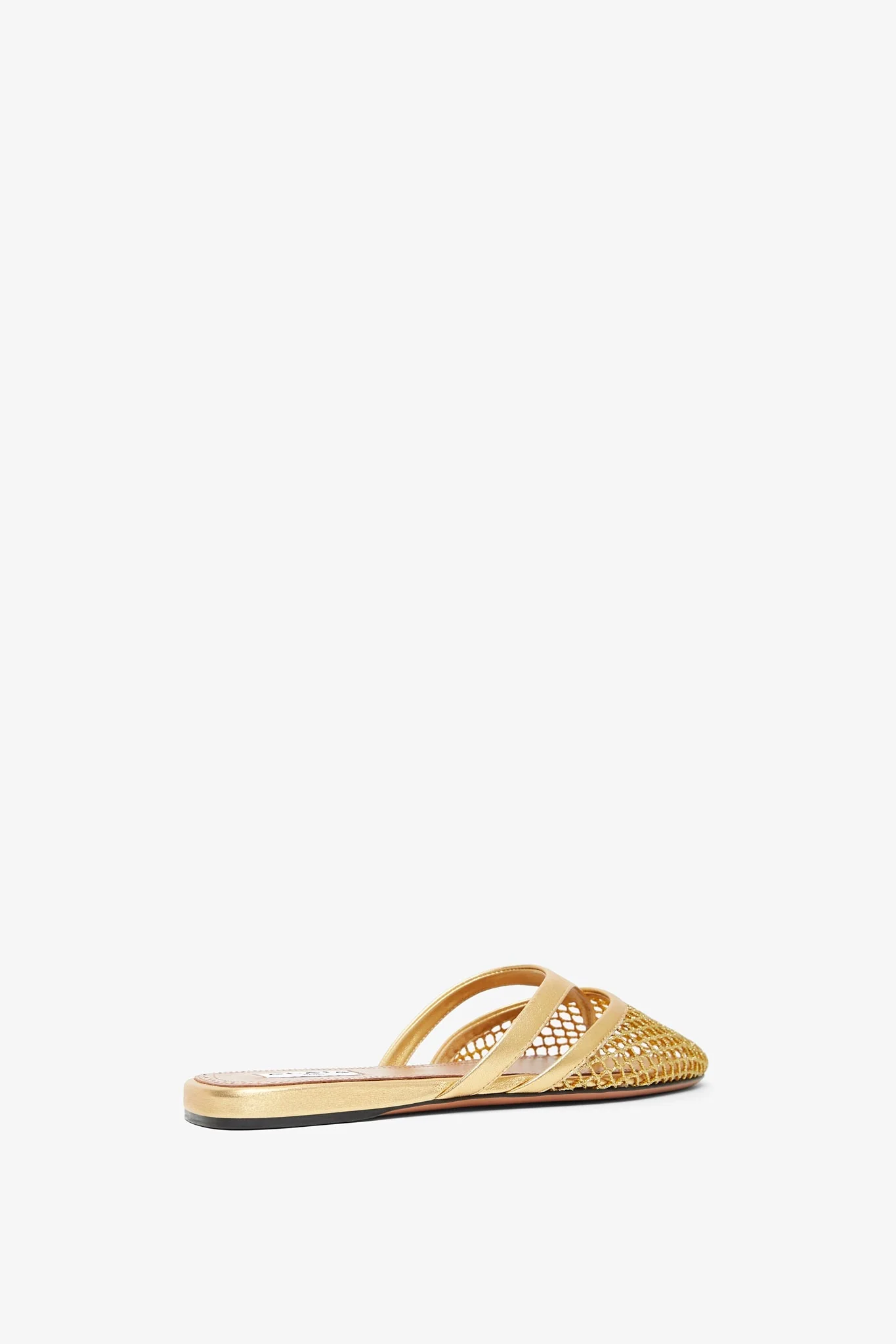 Infradito flat gold mules - Image 3