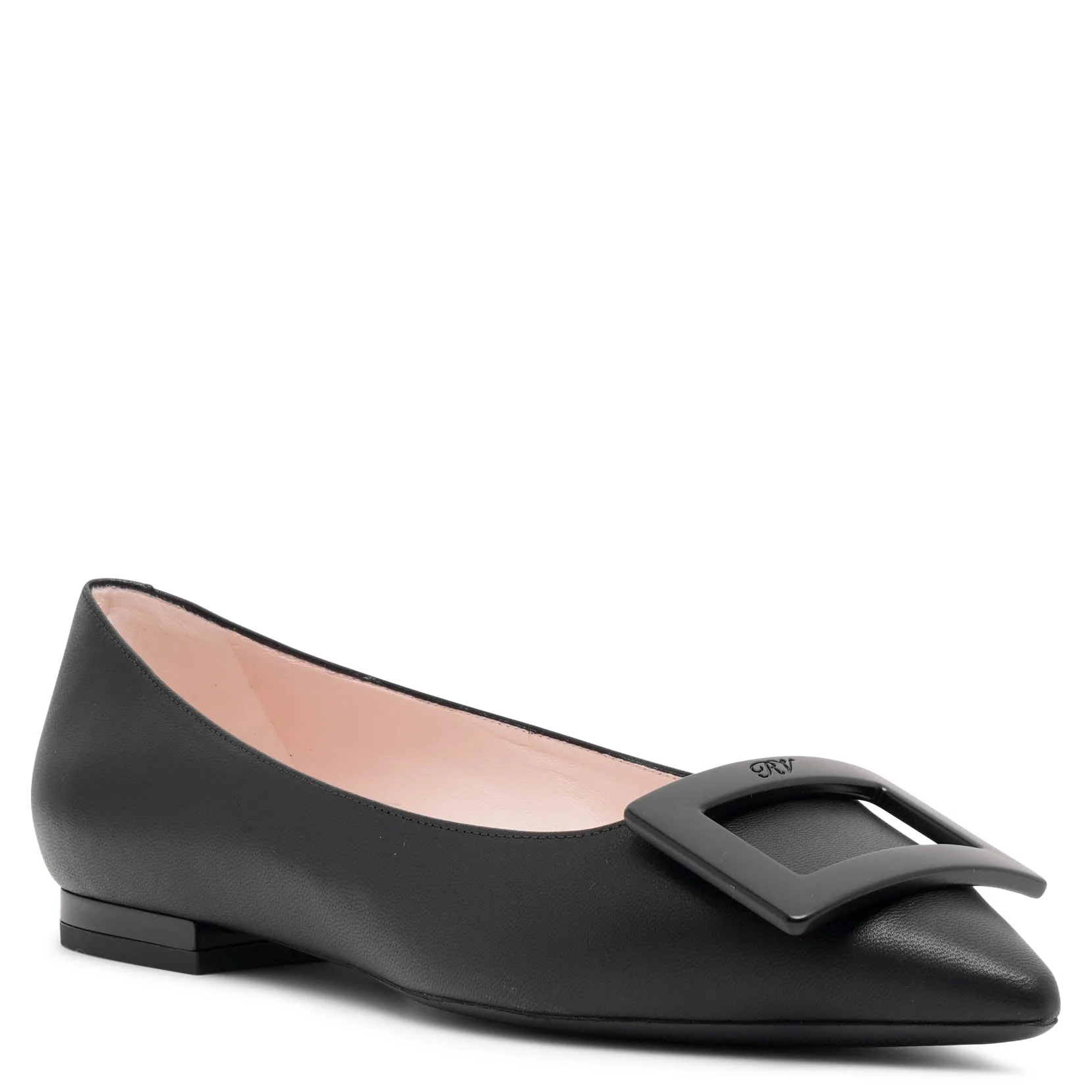 Gommettine black leather ballerinas - Image 3