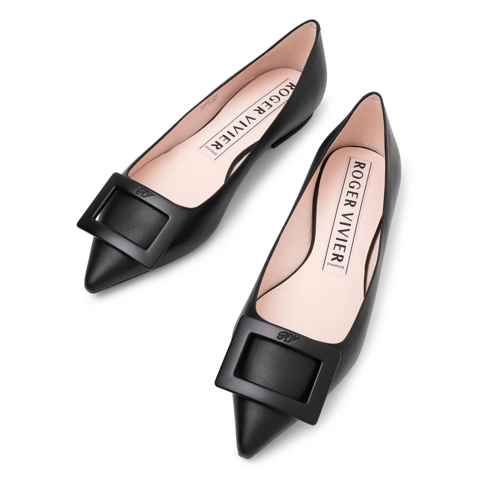 Gommettine black leather ballerinas - Image 5