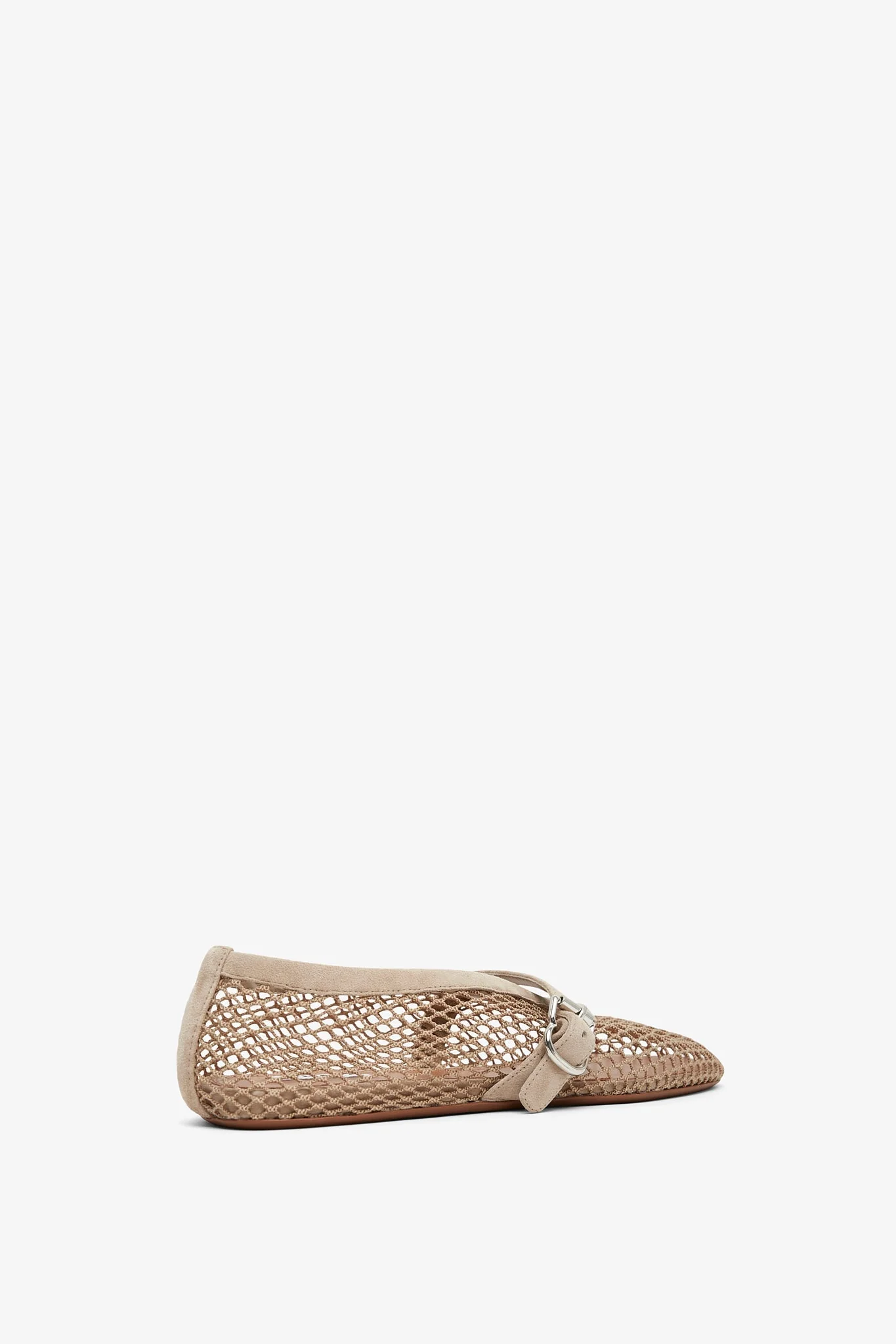 Greige mesh ballet flats - Image 3