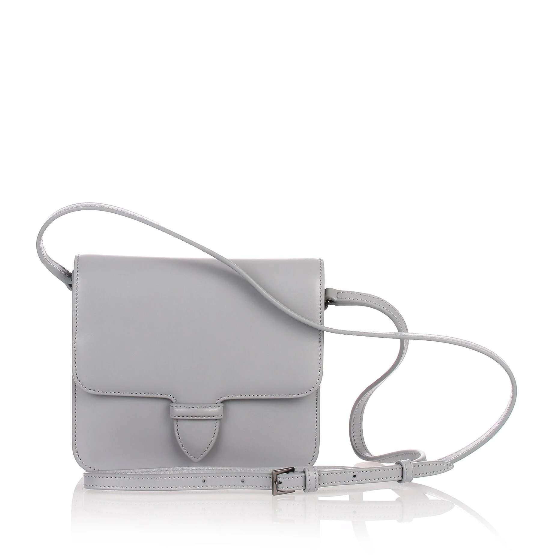 Grey small satchel - Image 4