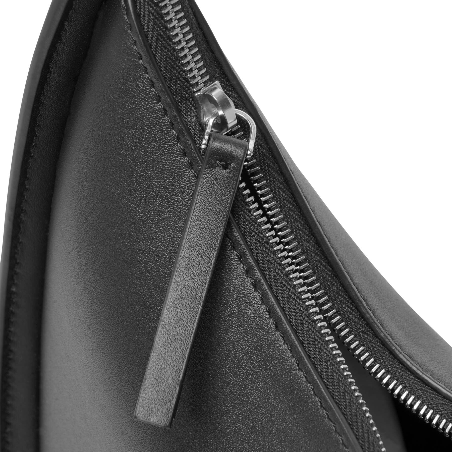 Half Moon black leather bag - Image 5