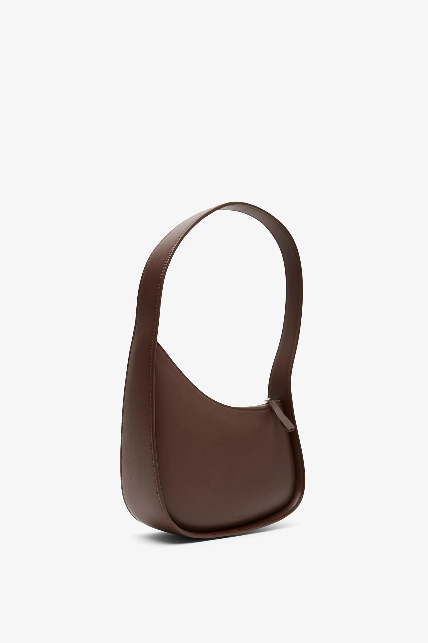 Half moon brown leather bag - Image 3