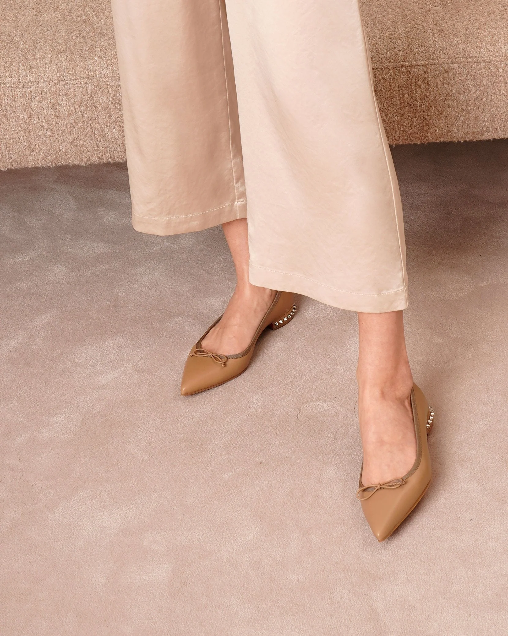 Hall flat nappa fennec ballerinas - Image 2
