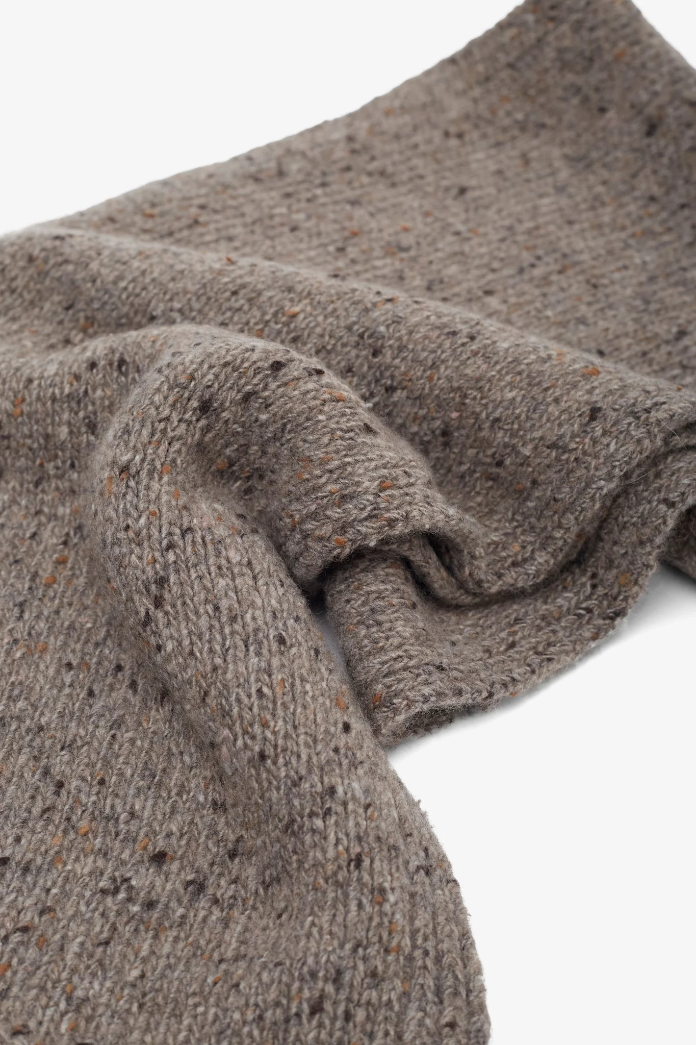Heiki sepia brown cashmere scarf - Image 2
