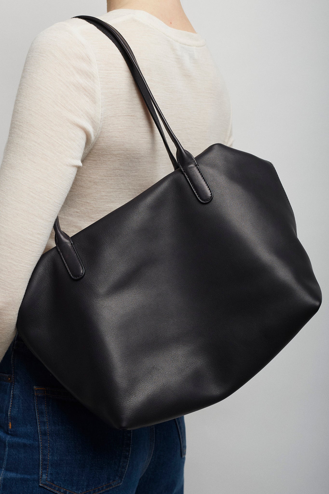 Henri black leather bag - Image 5