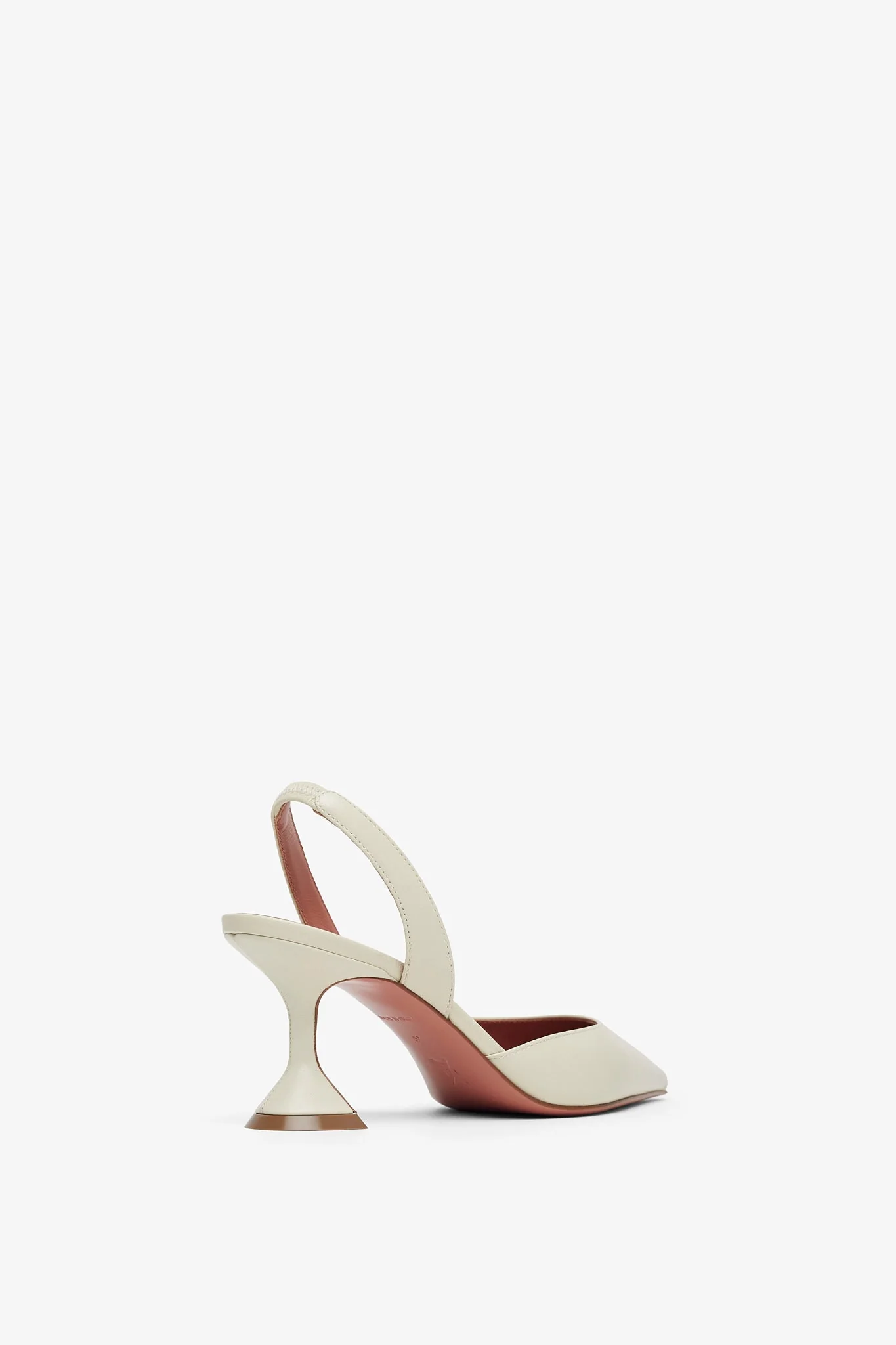 Holli 70 white leather slingbacks - Image 3
