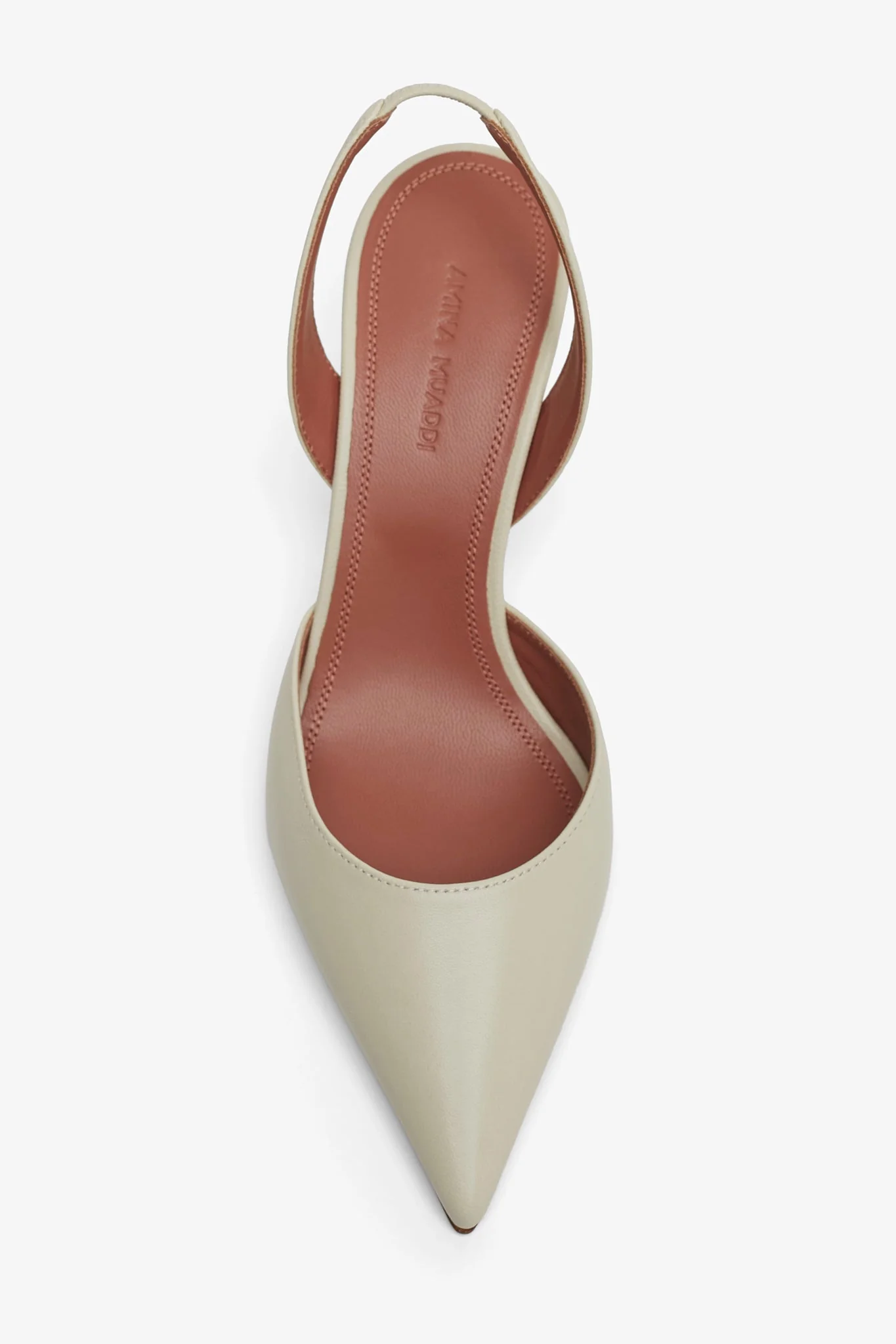 Holli 70 white leather slingbacks - Image 5