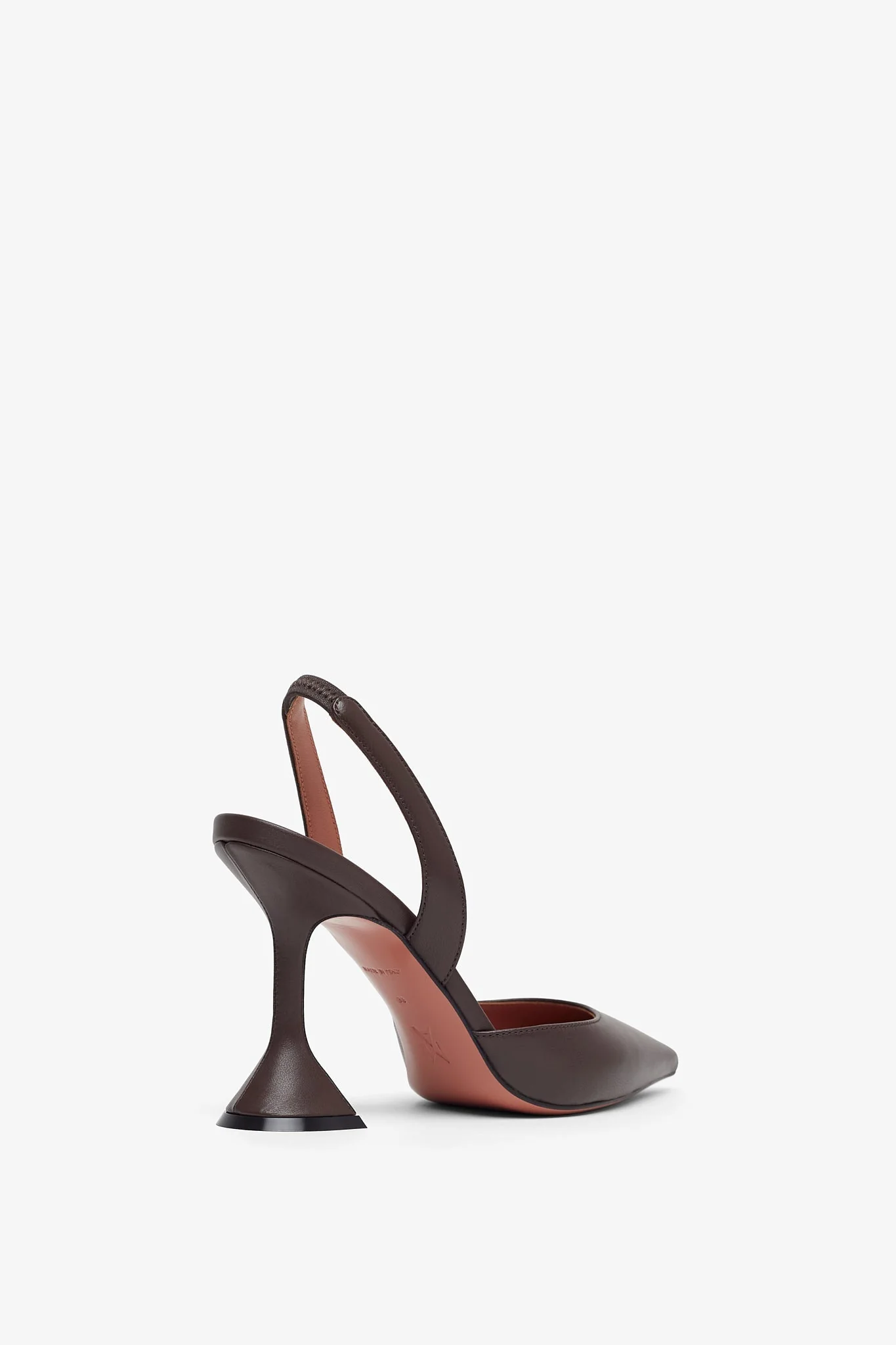 Holli 95 brown leather slingbacks - Image 3