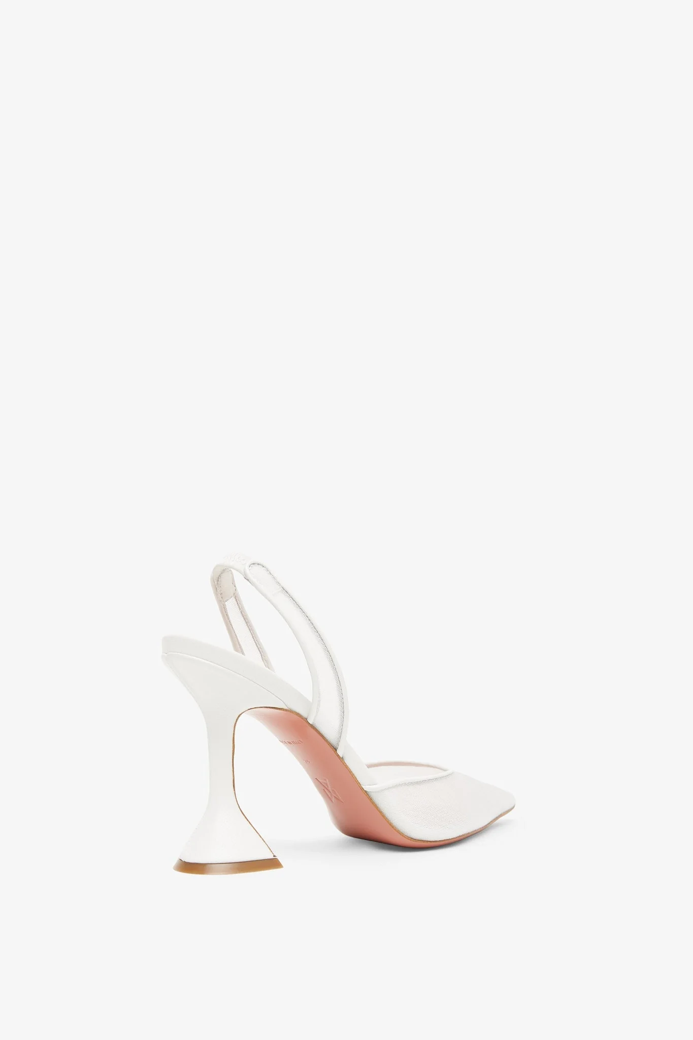 Holli 95 white mesh slingback pumps - Image 2