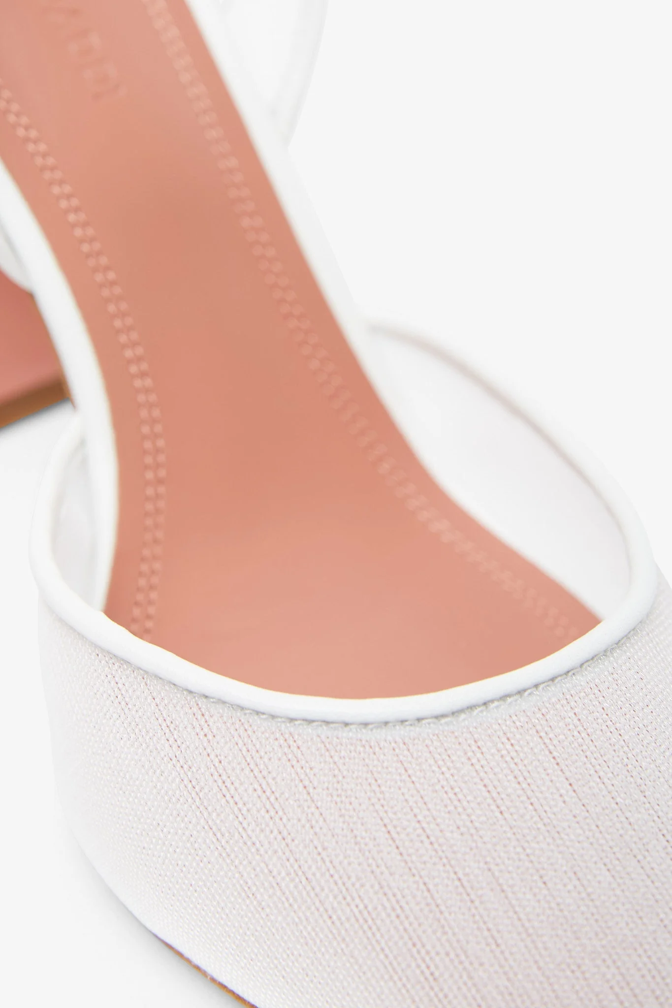 Holli 95 white mesh slingback pumps - Image 4