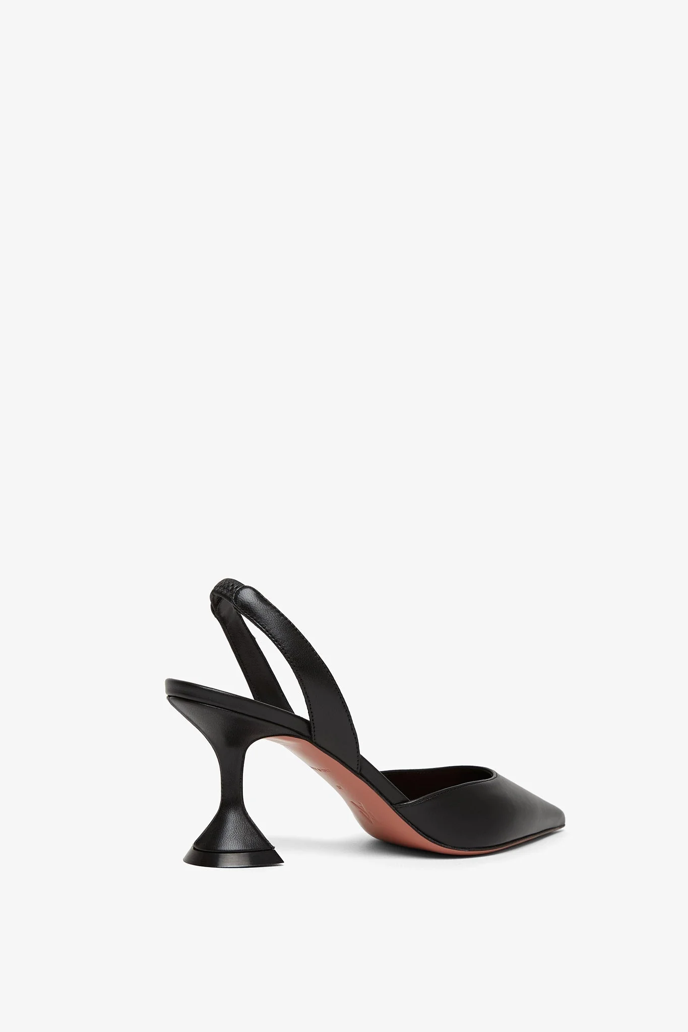 Holli sling 70 black leather pumps - Image 3