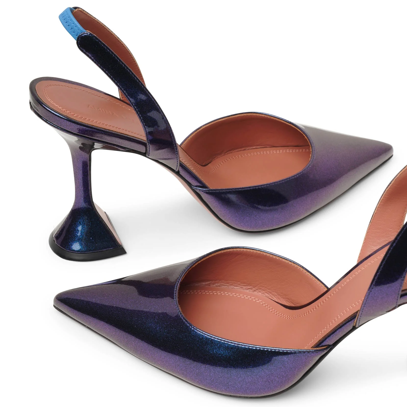 Holli sling patent metallic pumps - Image 5