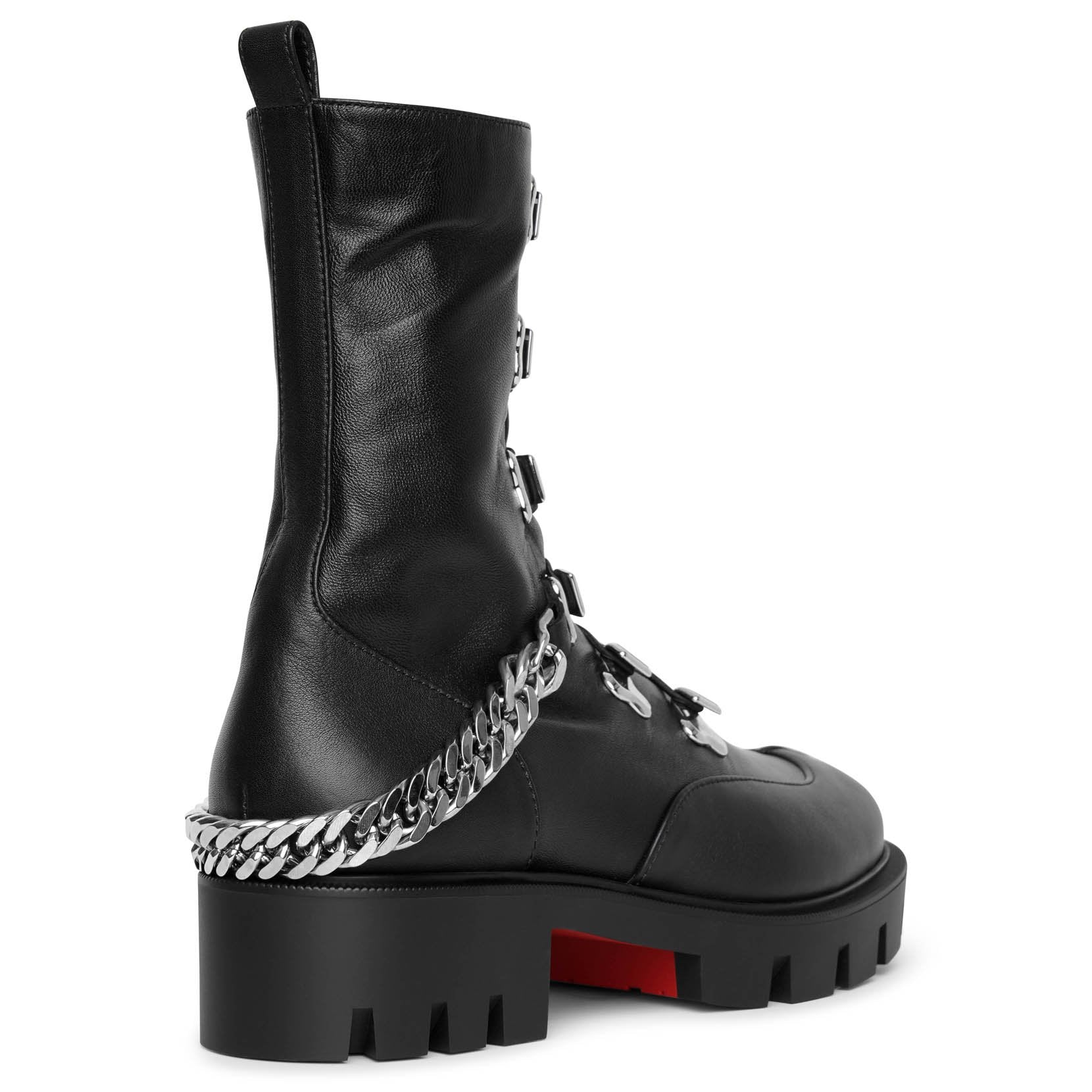 Horse flat leather ankle boots - Image 4