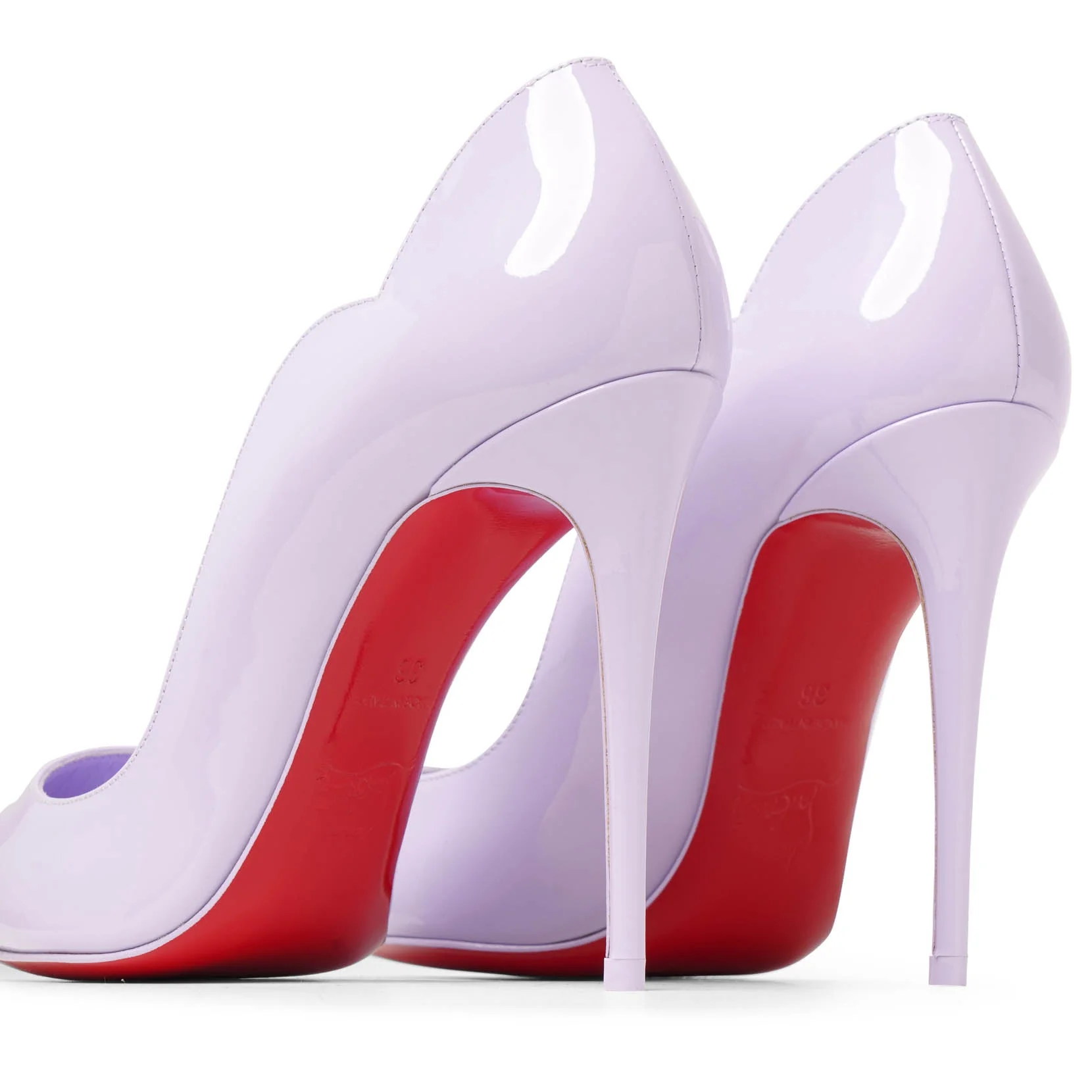 Hot Chick 100 lilac patent pumps - Image 5