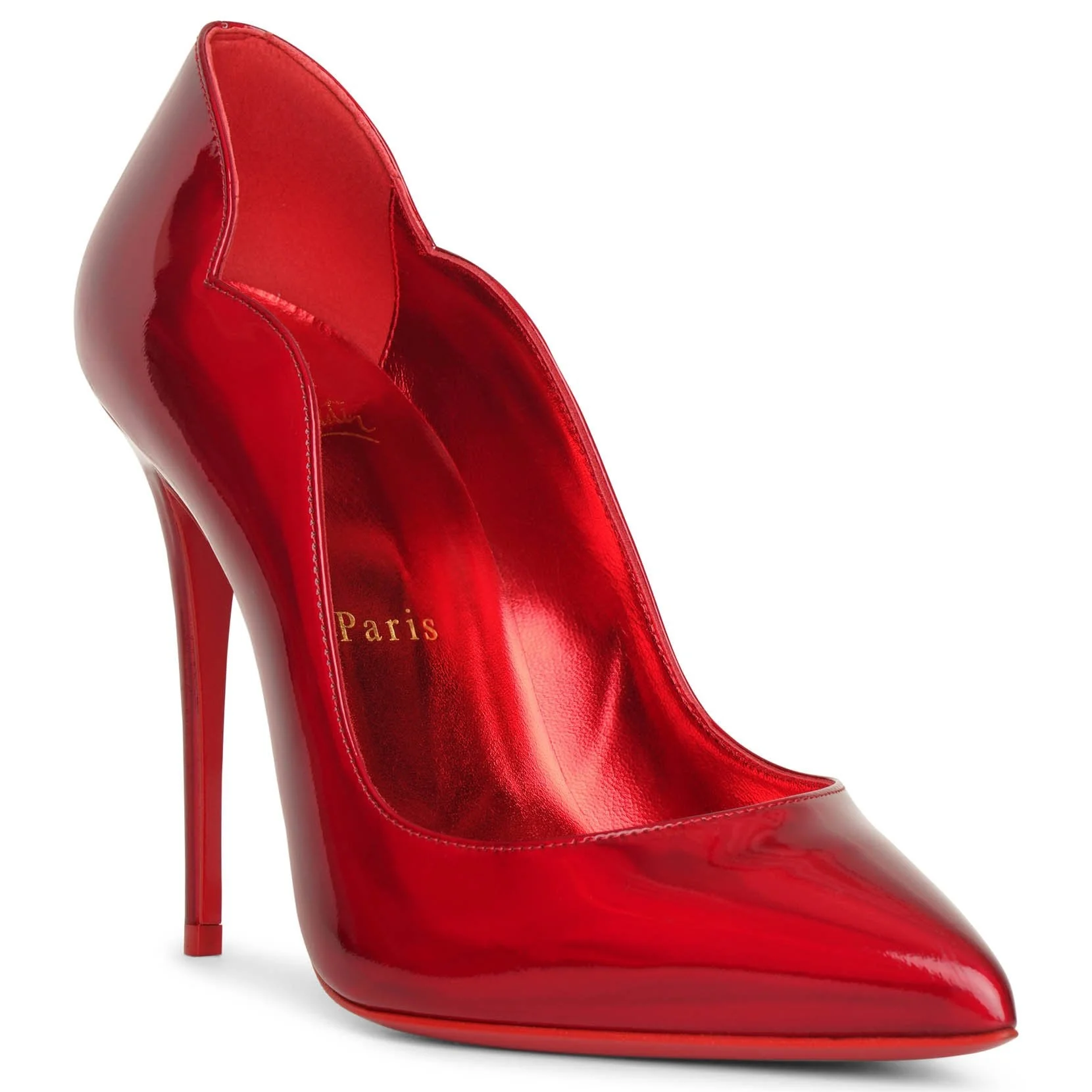 Hot Chick 100 patent red pumps - Image 3