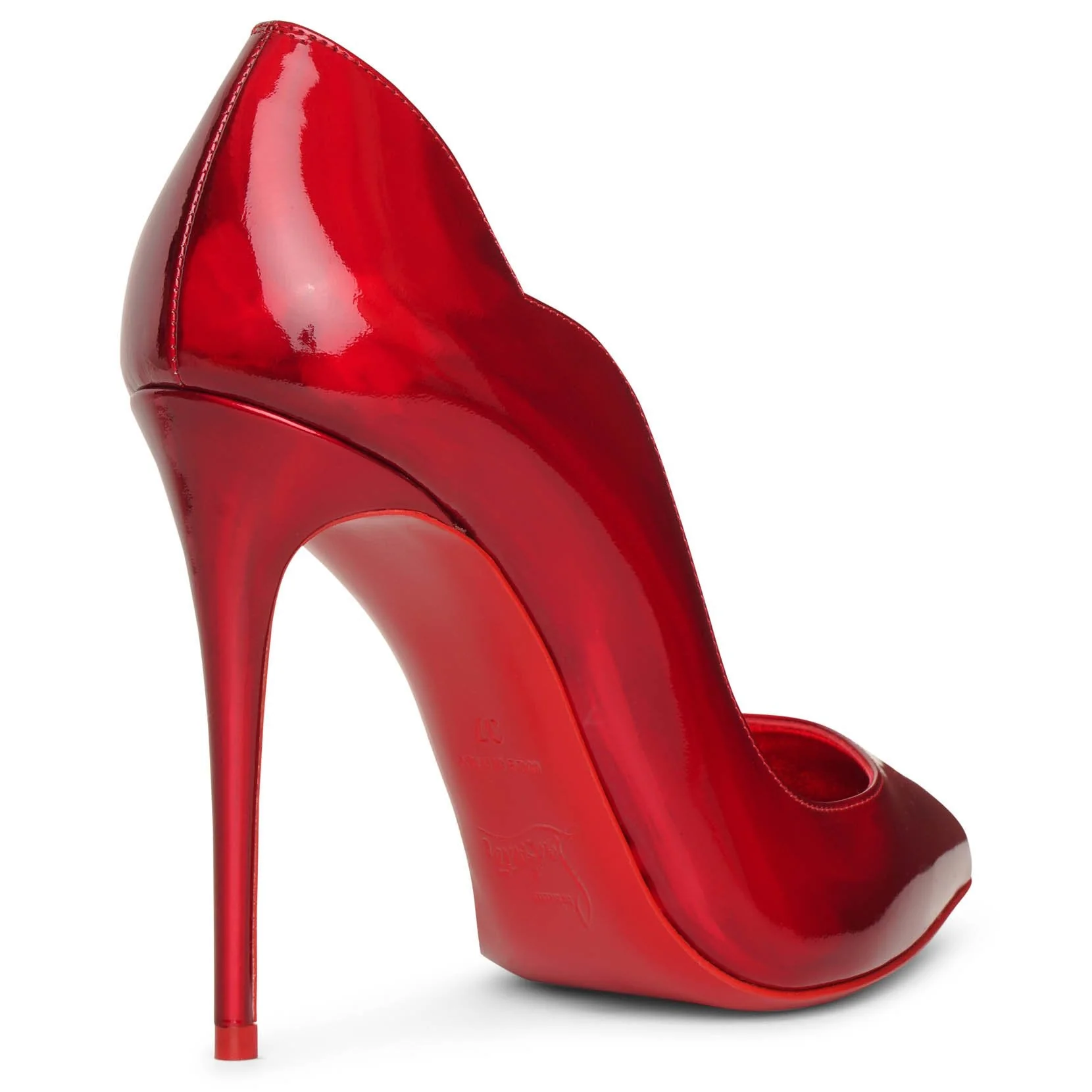 Hot Chick 100 patent red pumps - Image 4