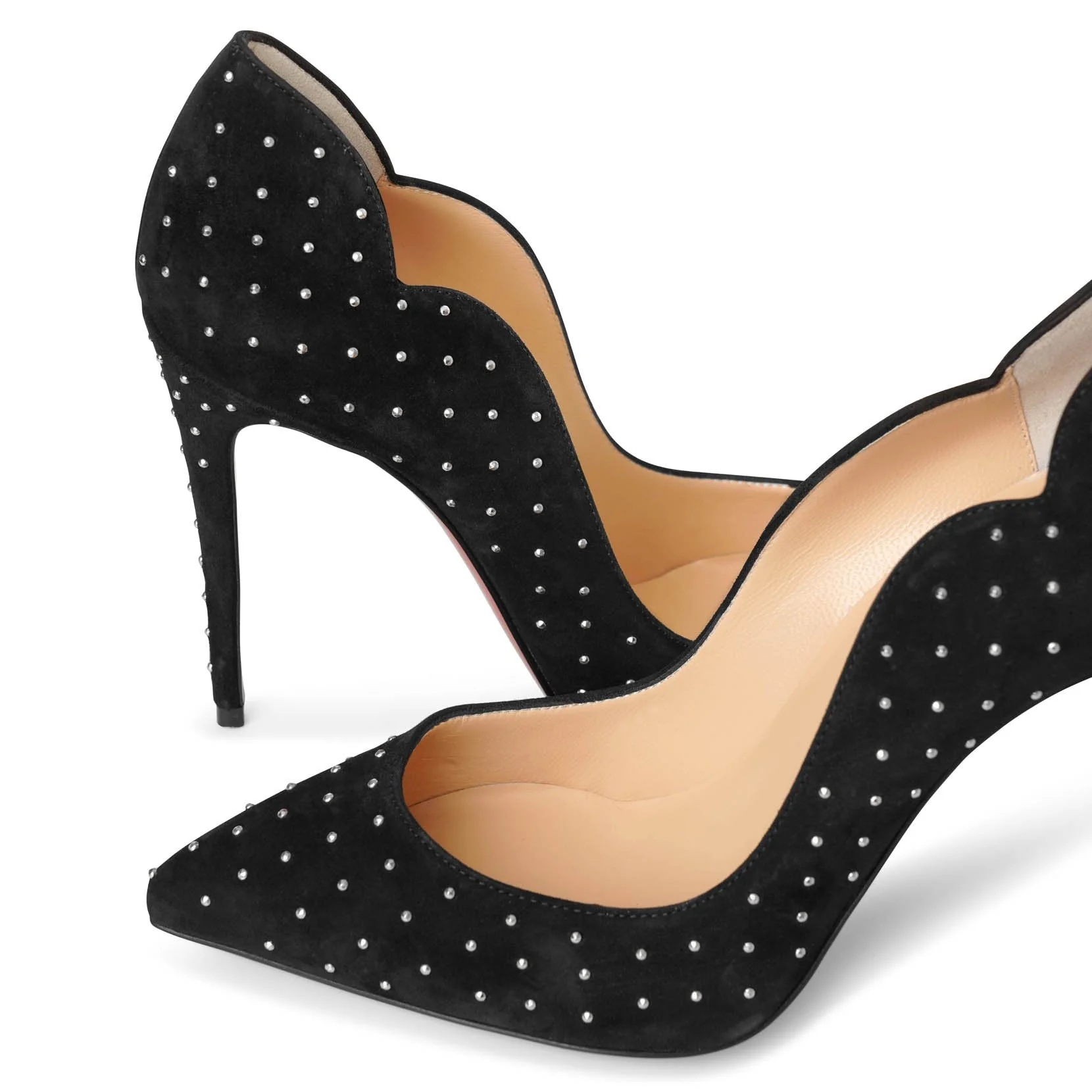Hot Chick 100 plume suede pumps - Image 5