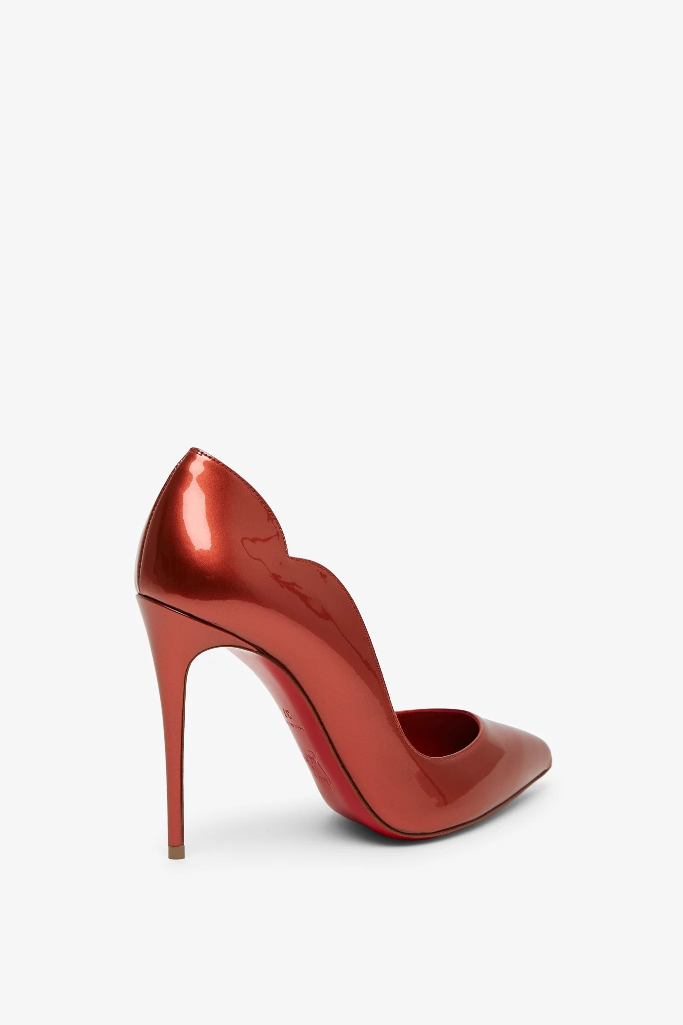 Hot Chick 100 red metallic pumps - Image 3
