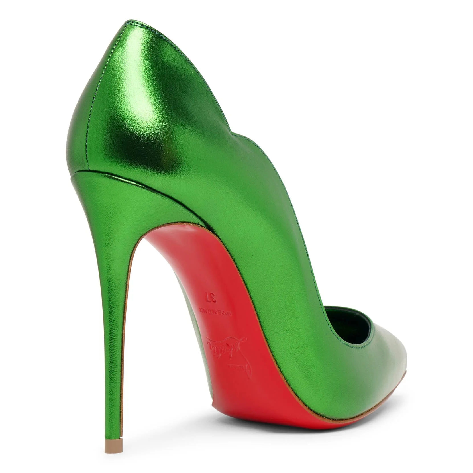 Hot Chick 100 spinach laminato pumps - Image 4