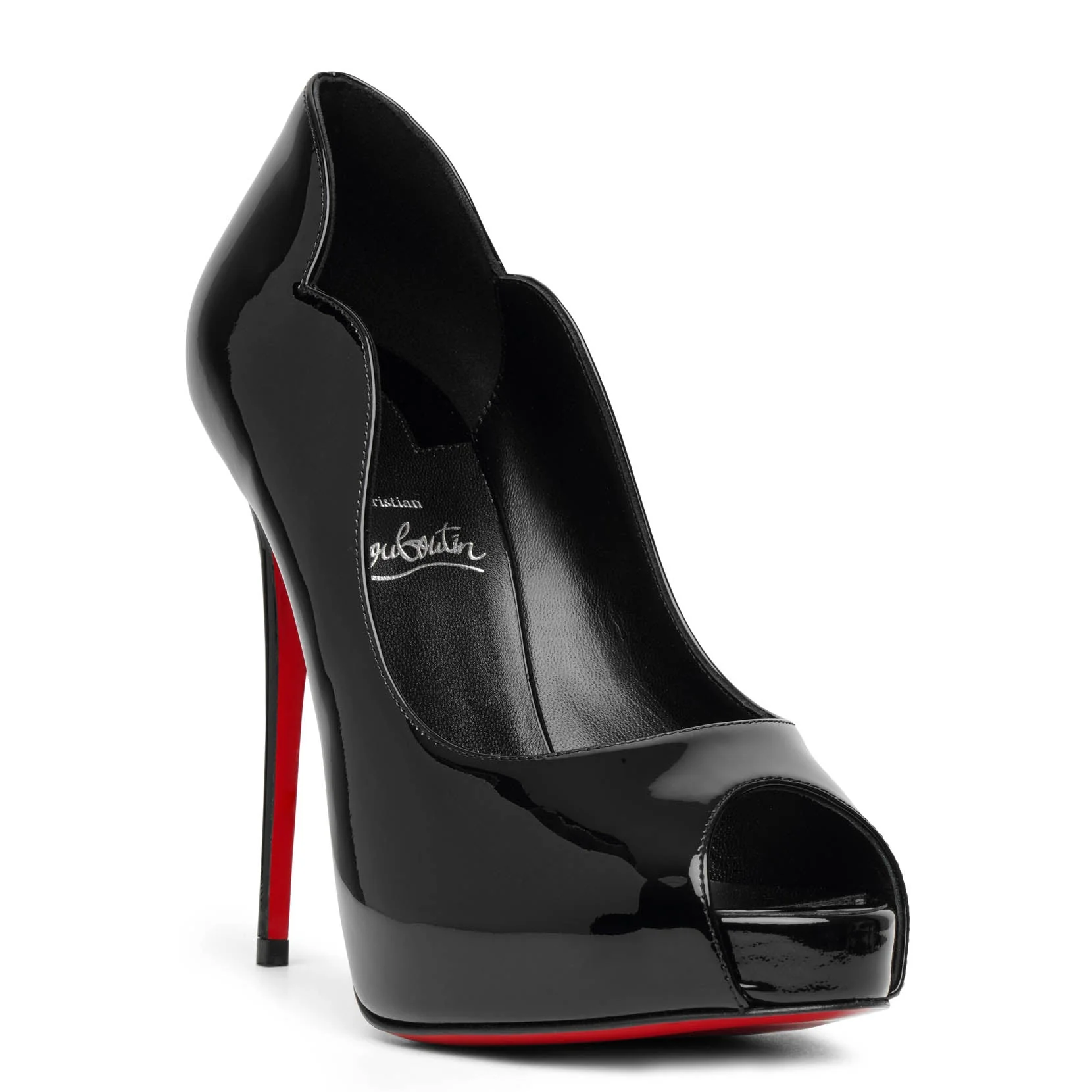 Hot Chick Alta 120 black patent pumps - Image 3