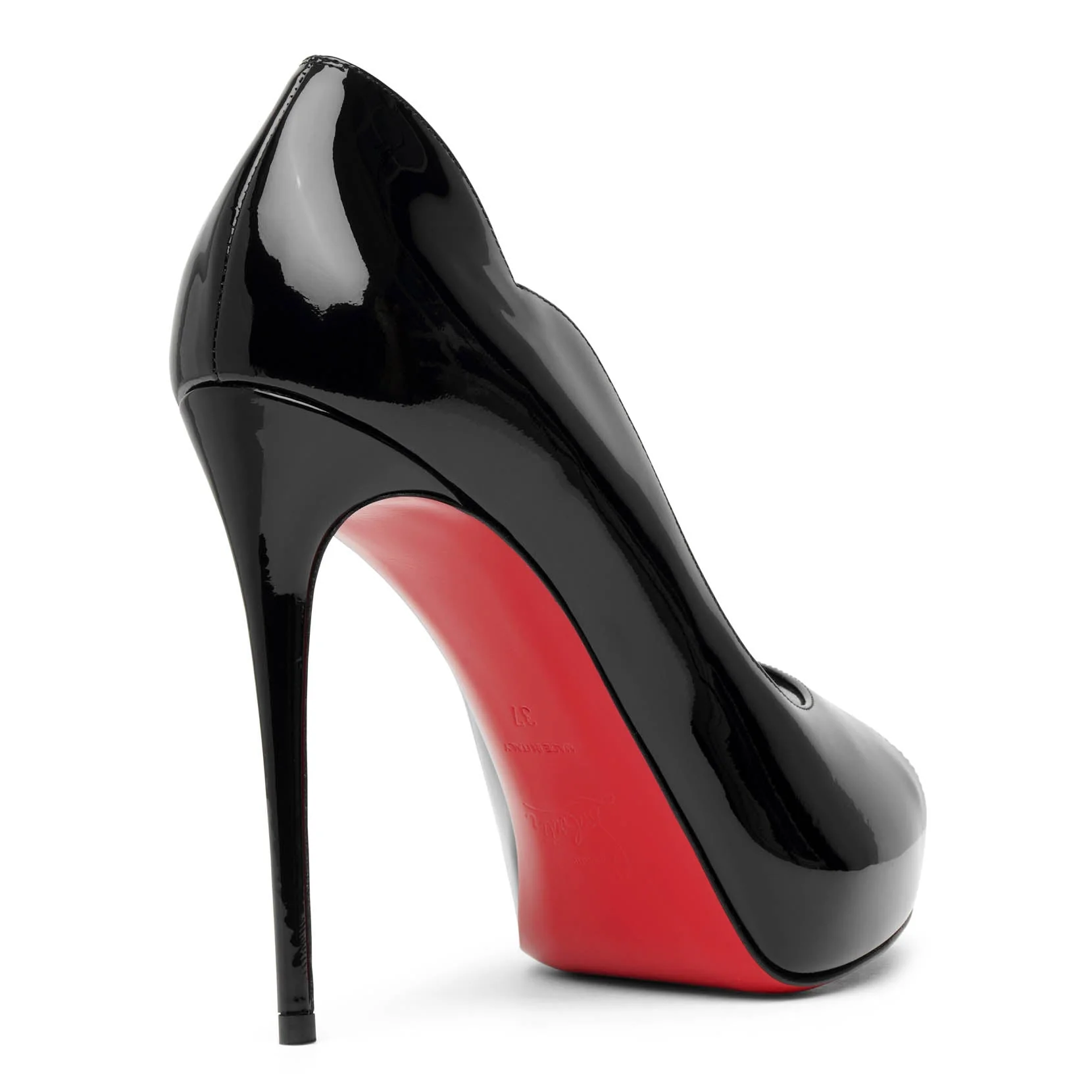 Hot Chick Alta 120 black patent pumps - Image 4
