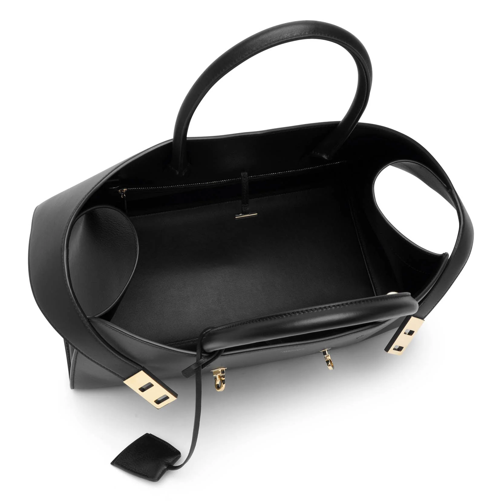 Hug black medium top handle bag - Image 5