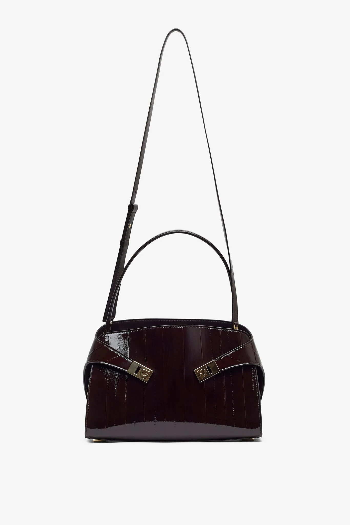 Hug M brown eel shoulder bag - Image 5