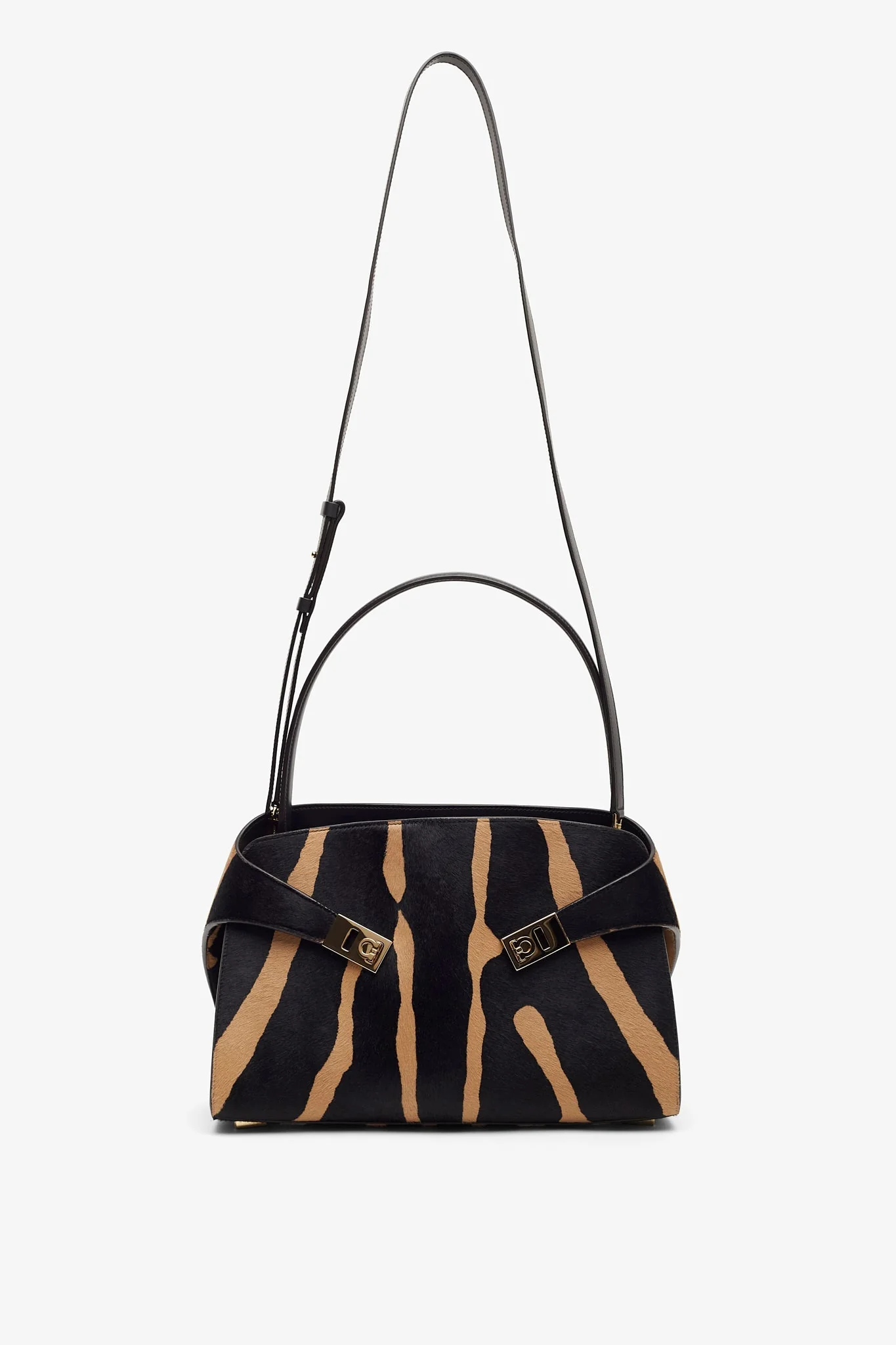Hug small black and brown shoulder bag - Image 4