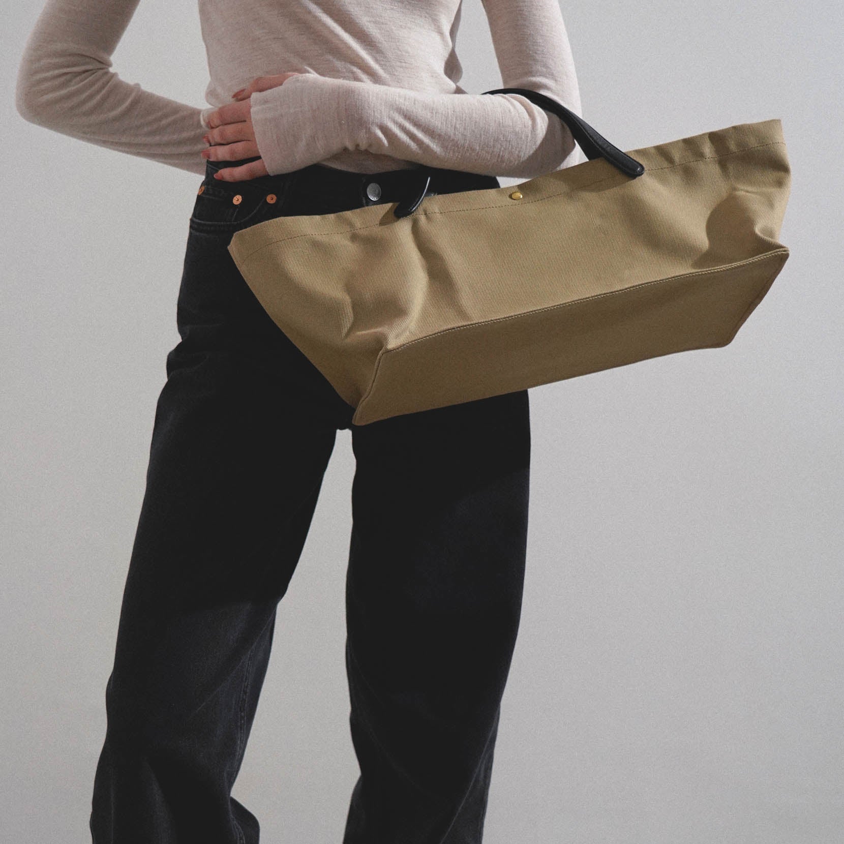 Idaho beige canvas bag - Image 6