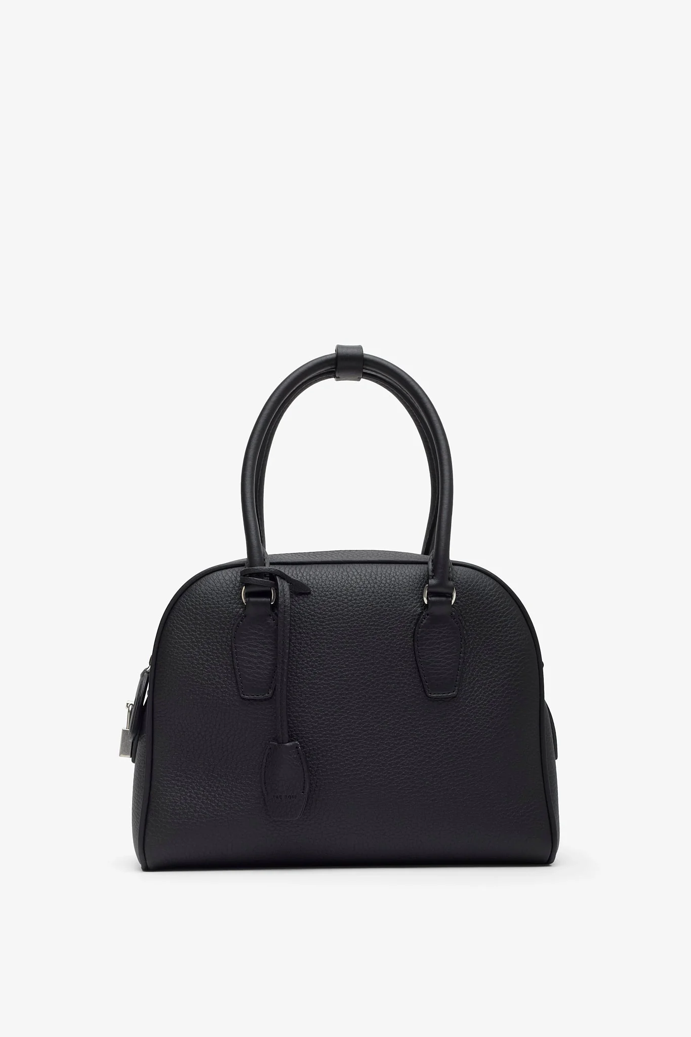 India 10.00 black top handle bag