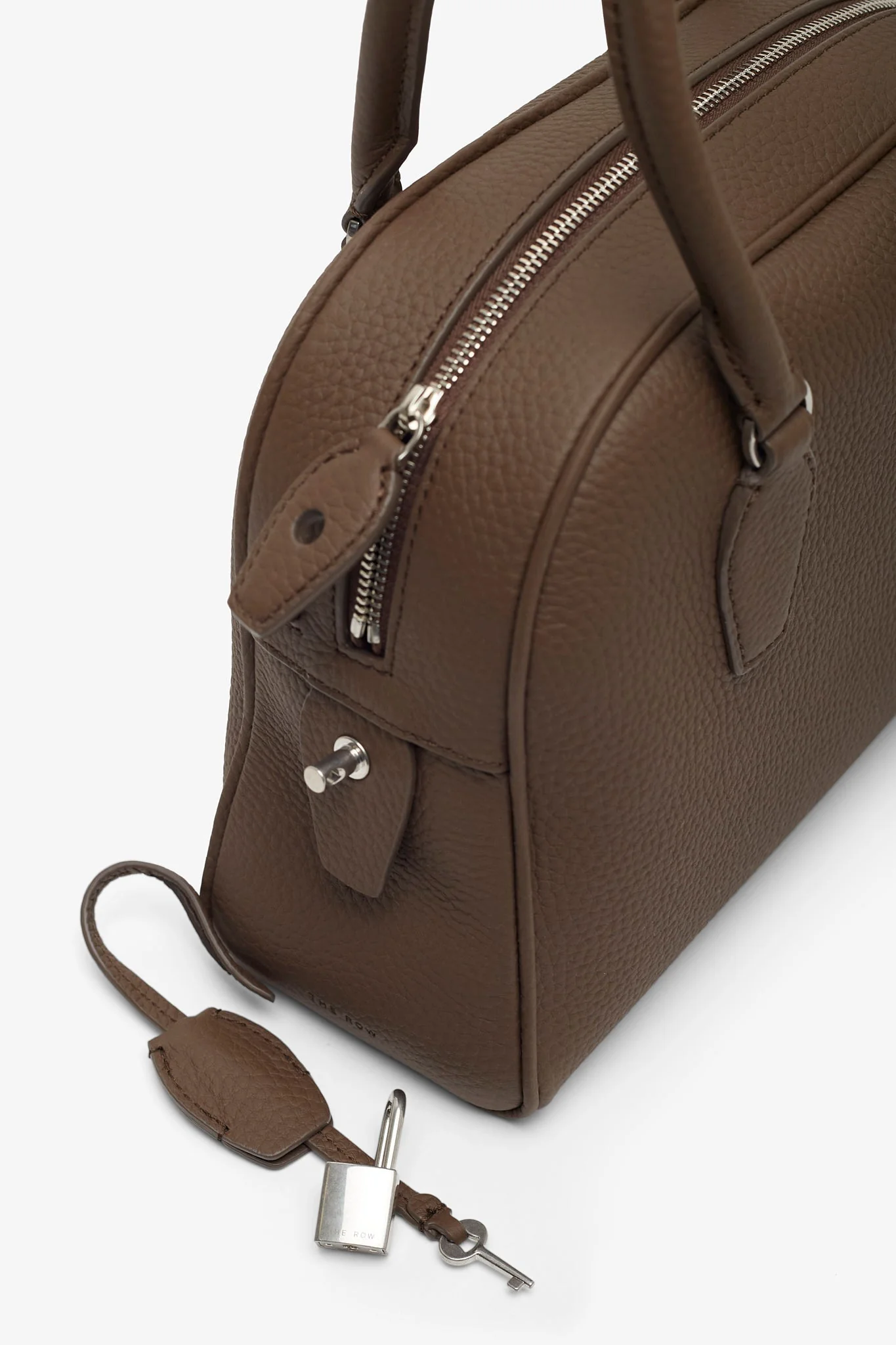 India 10.00 dark olive leather bag - Image 5