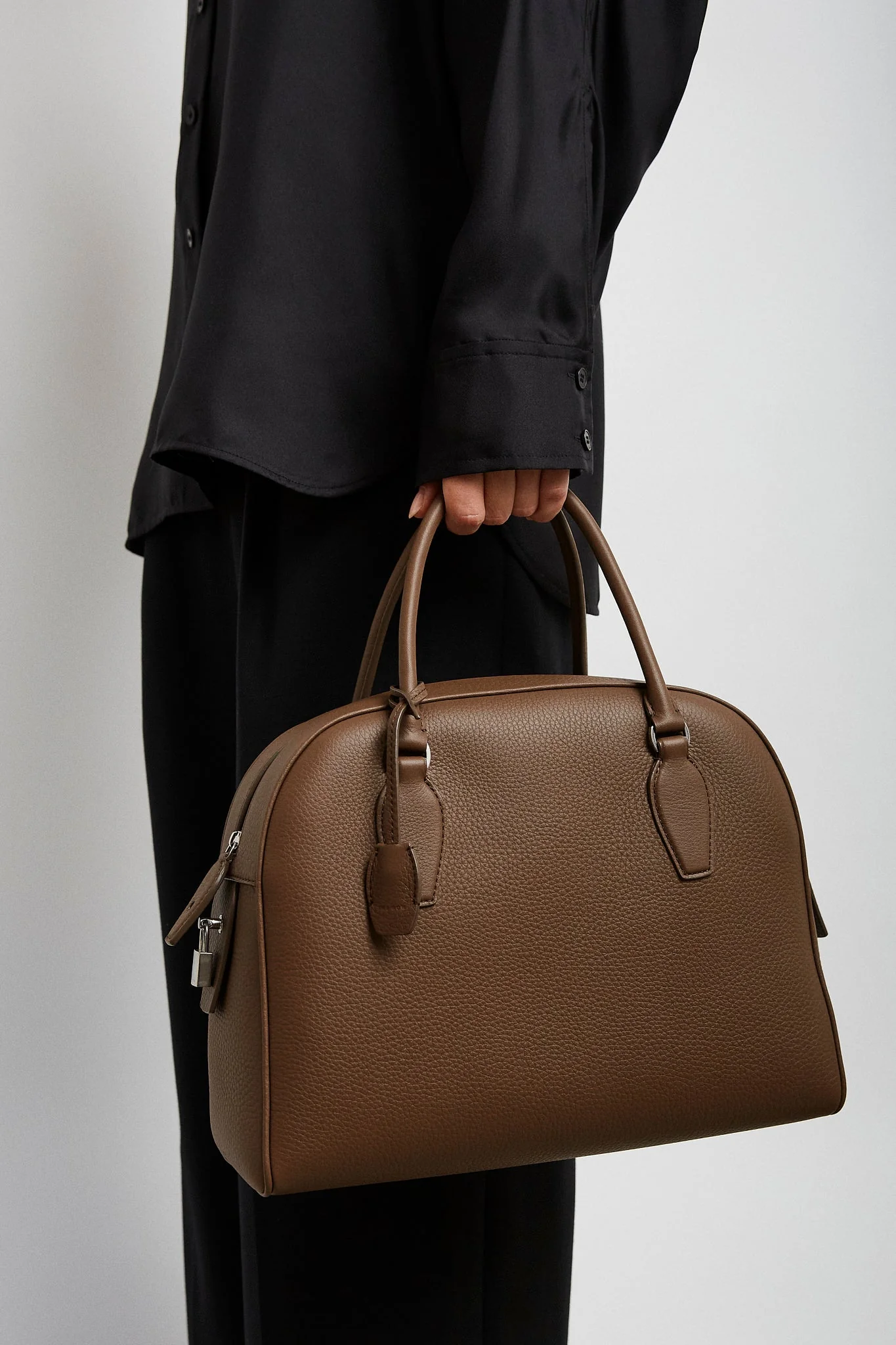 India 12.00 dark olive leather bag - Image 5