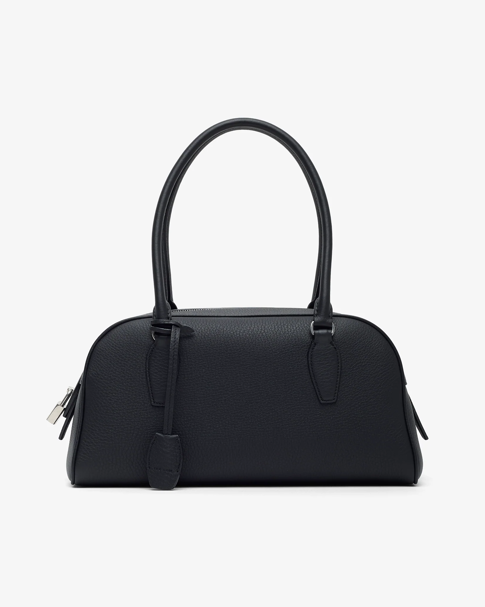 India E/W small black leather bag