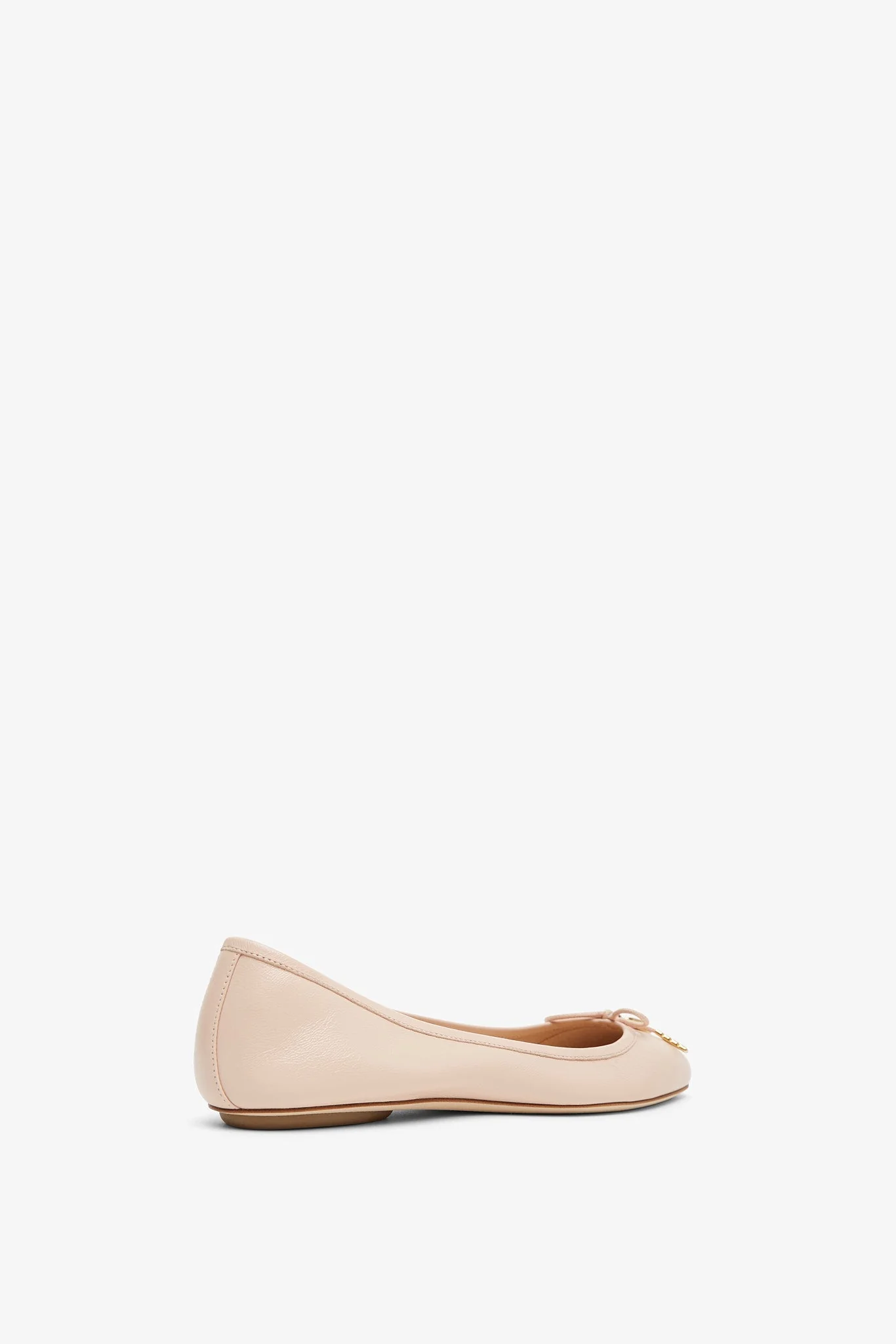 Iris beige leather ballerinas - Image 3