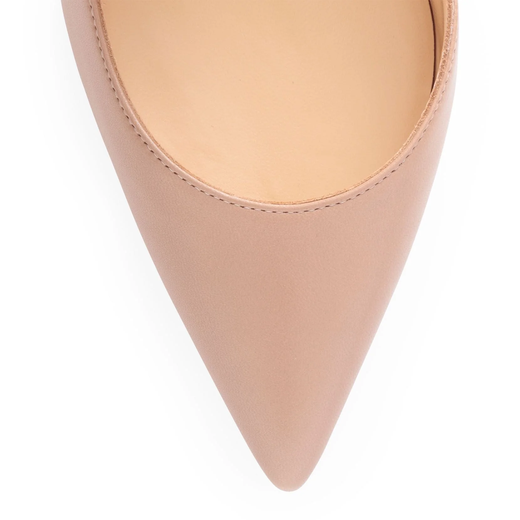 Iriza 100 beige leather pumps - Image 4