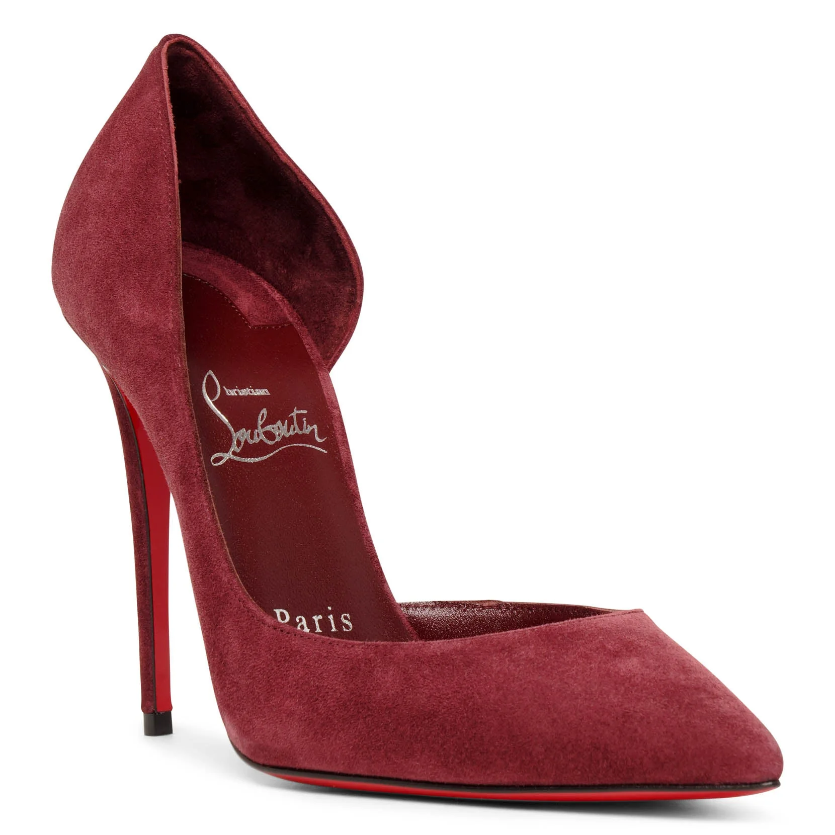 Iriza 100 dark red suede pumps - Image 3