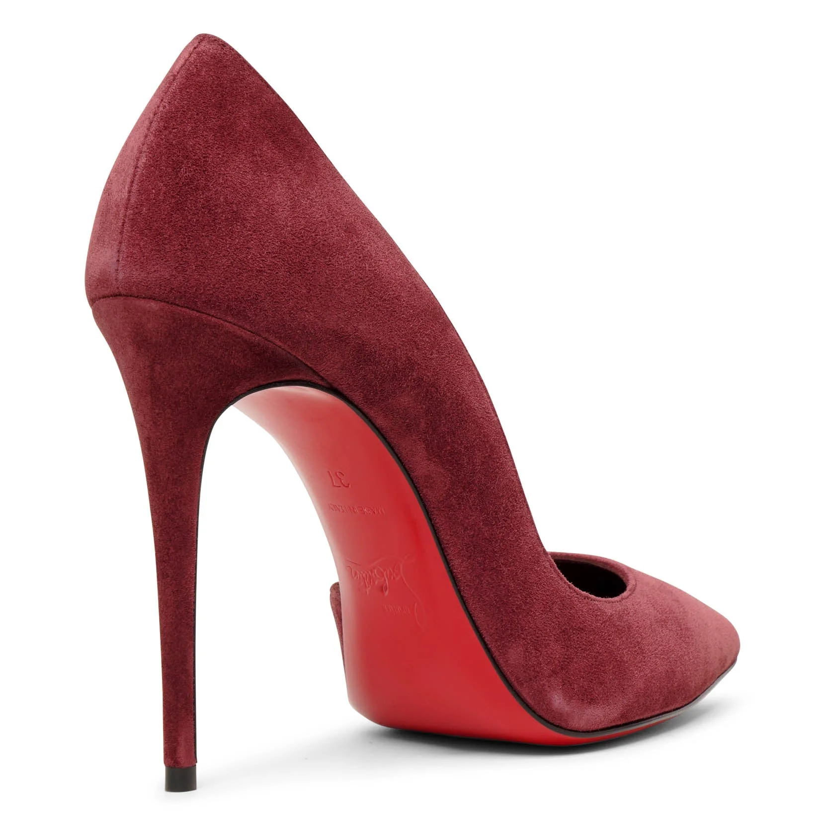 Iriza 100 dark red suede pumps - Image 4