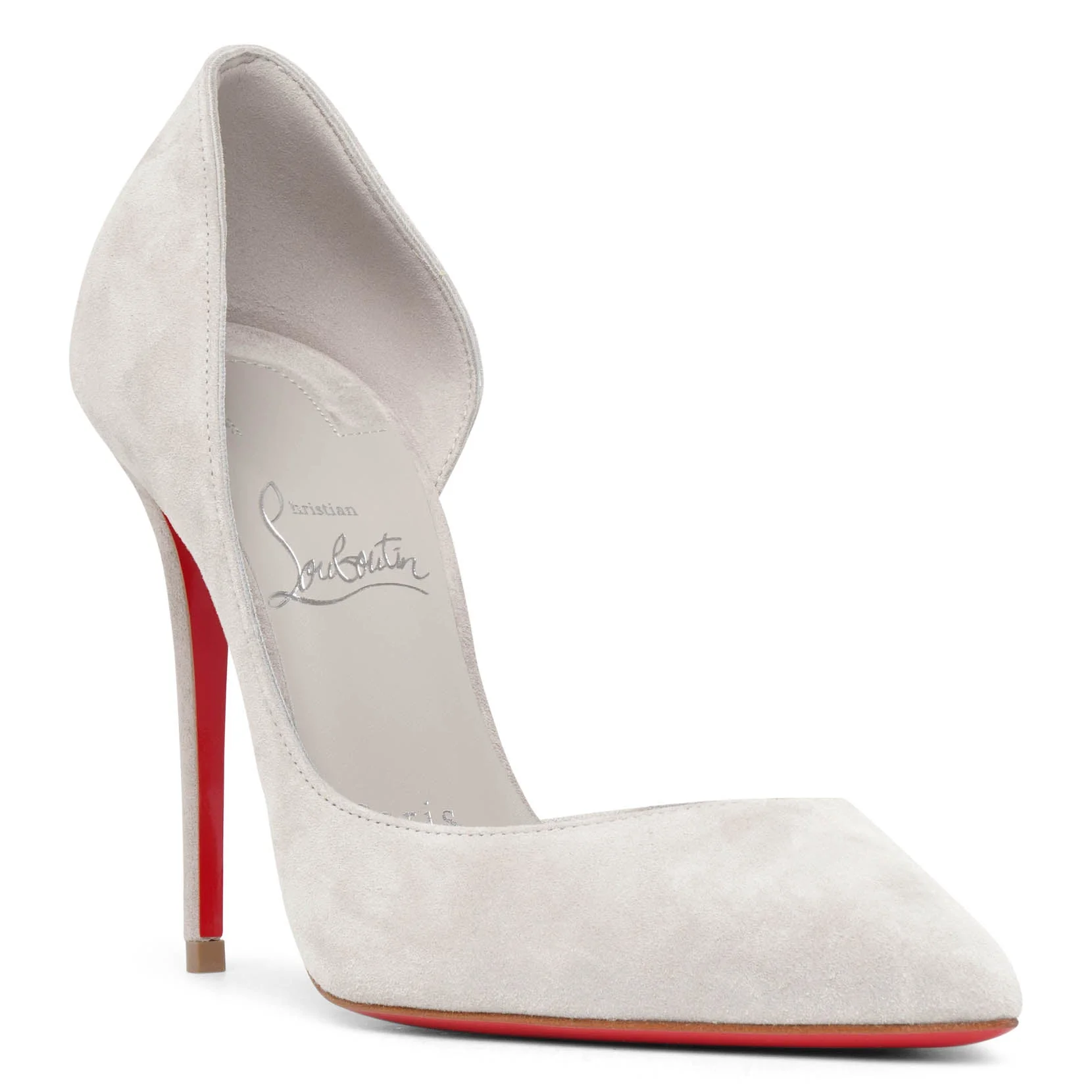 Iriza 100 grey suede pumps - Image 3