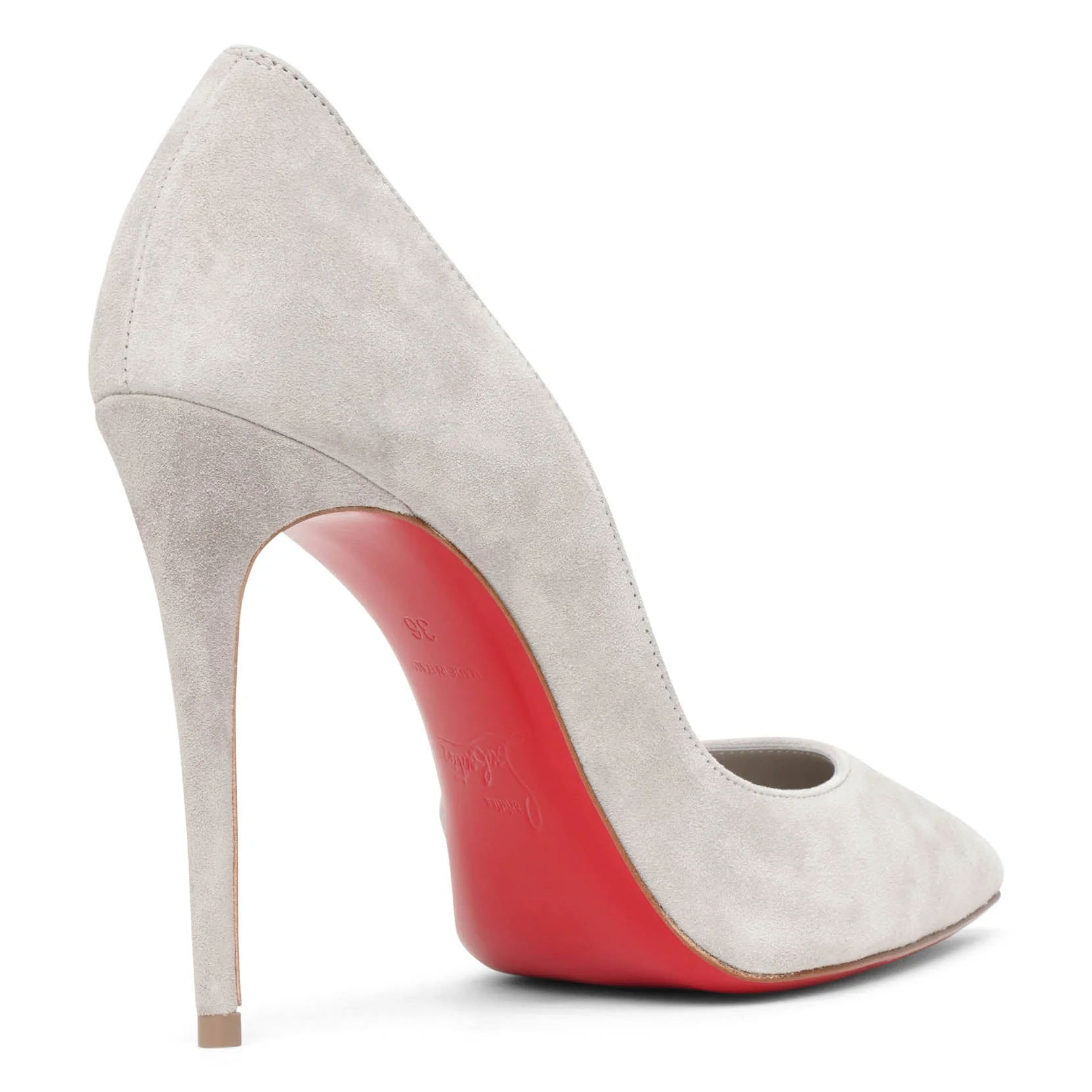 Iriza 100 grey suede pumps - Image 4