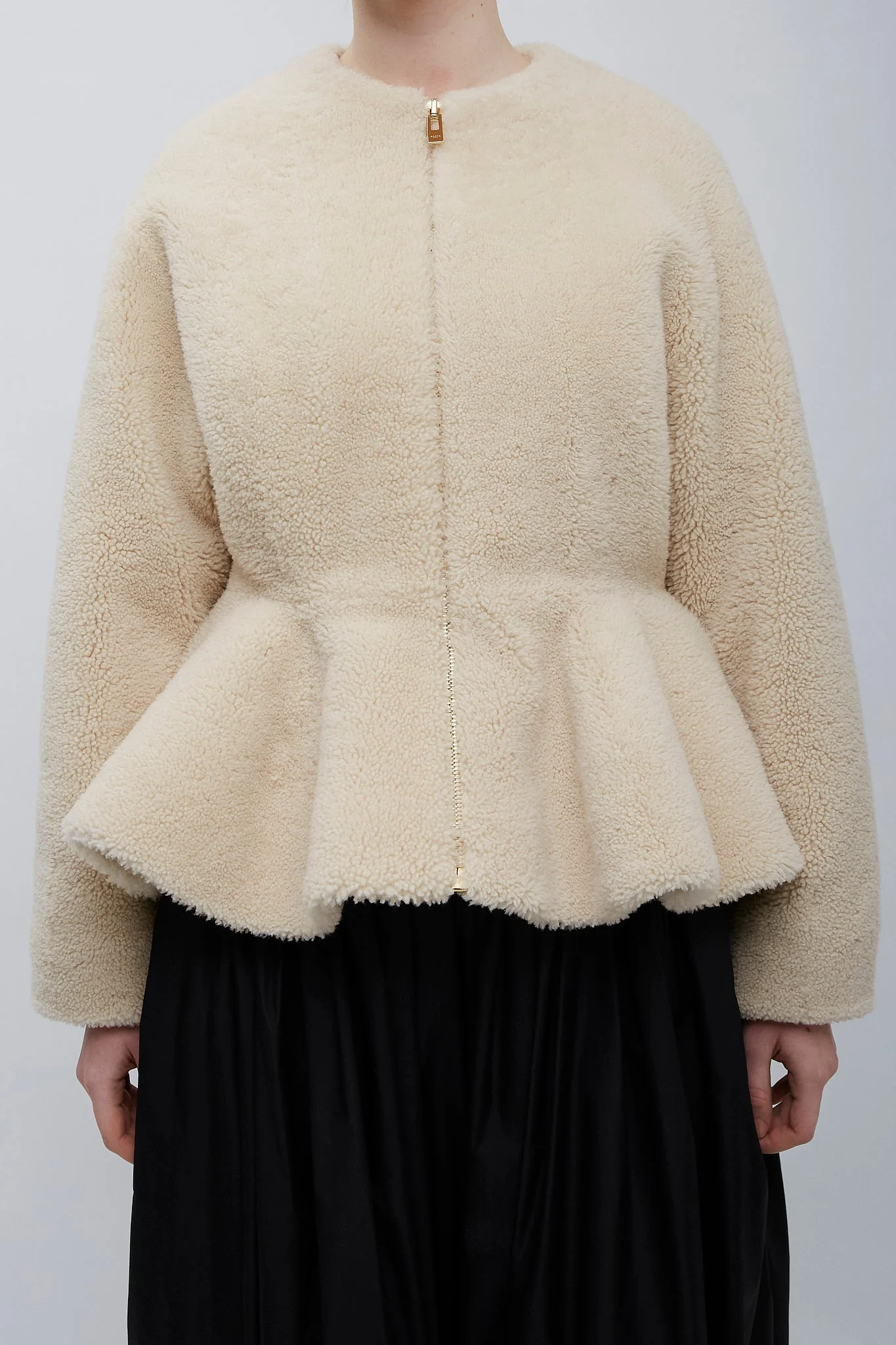 Ivory peplum jacket - Image 4