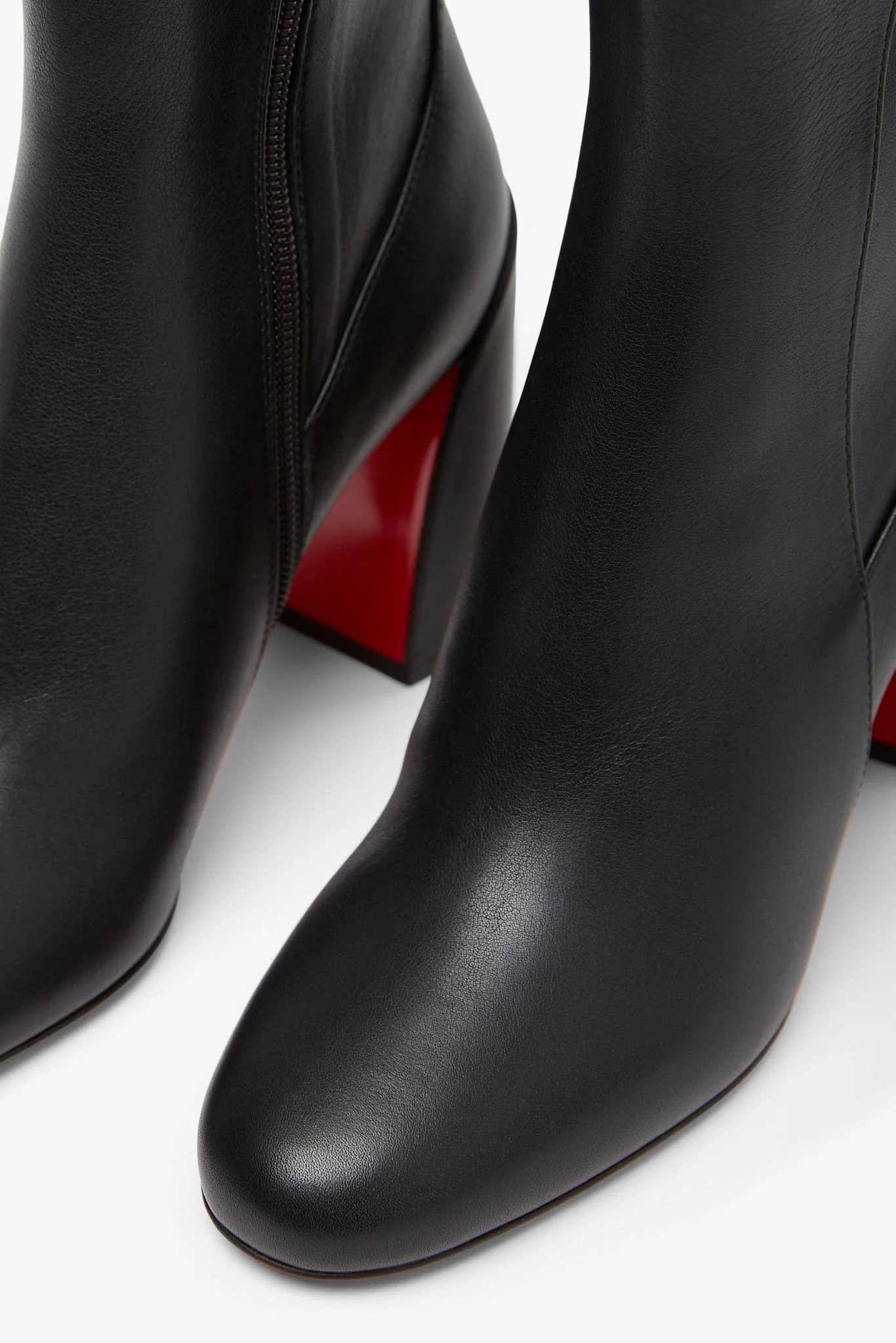 Jane 85 black leather boots - Image 6