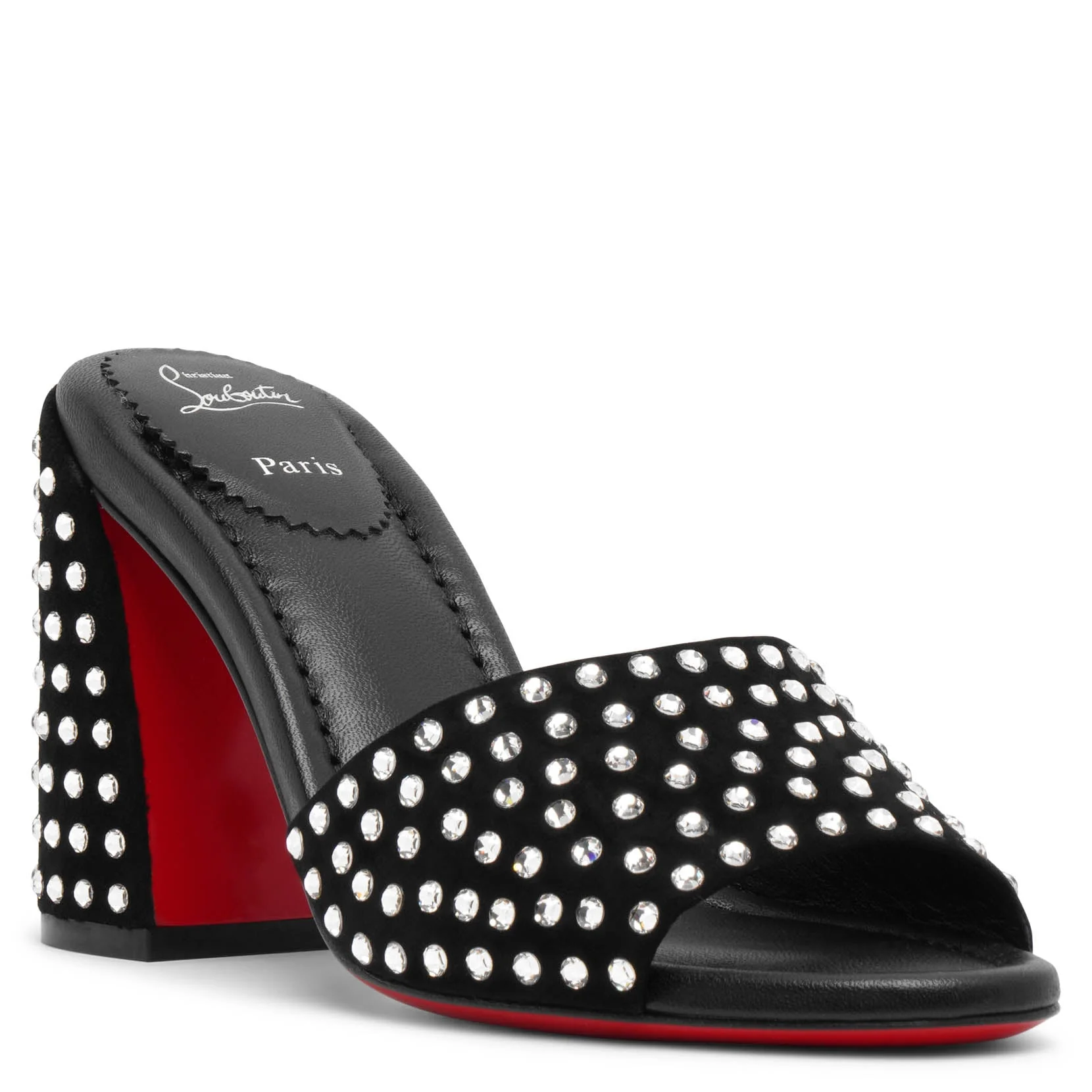 Jane 85 black strass mules - Image 3
